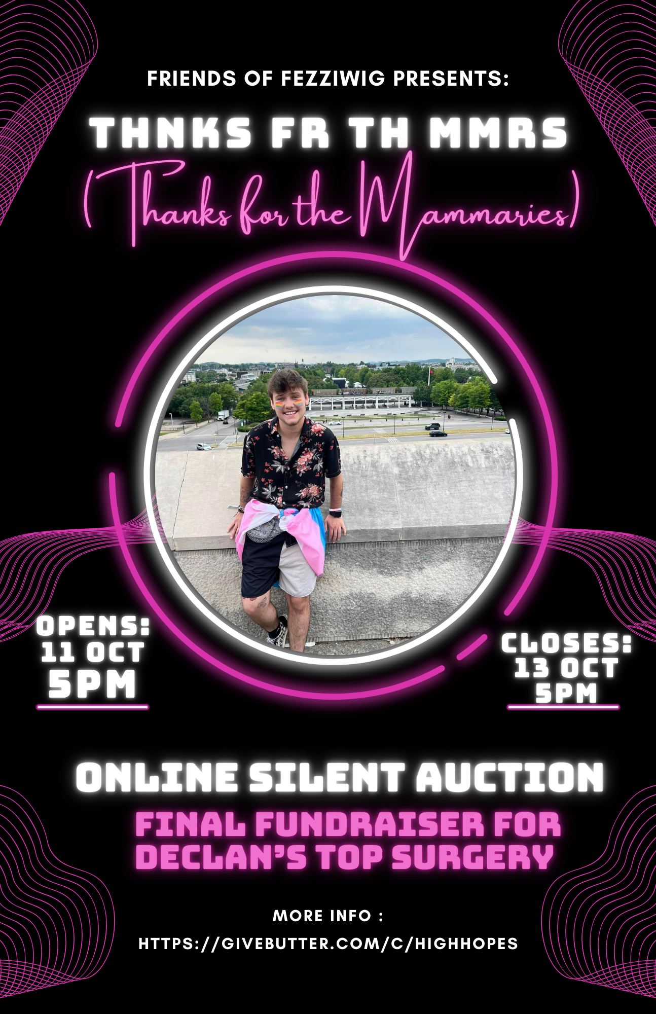 Campaign cover image for Declan’s Thnks fr th Mmrs (Thanks for the Mammaries) Auction