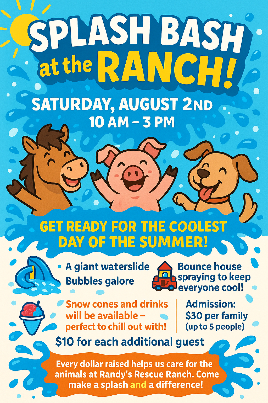 Campaign cover image for Splash Bash At The Ranch