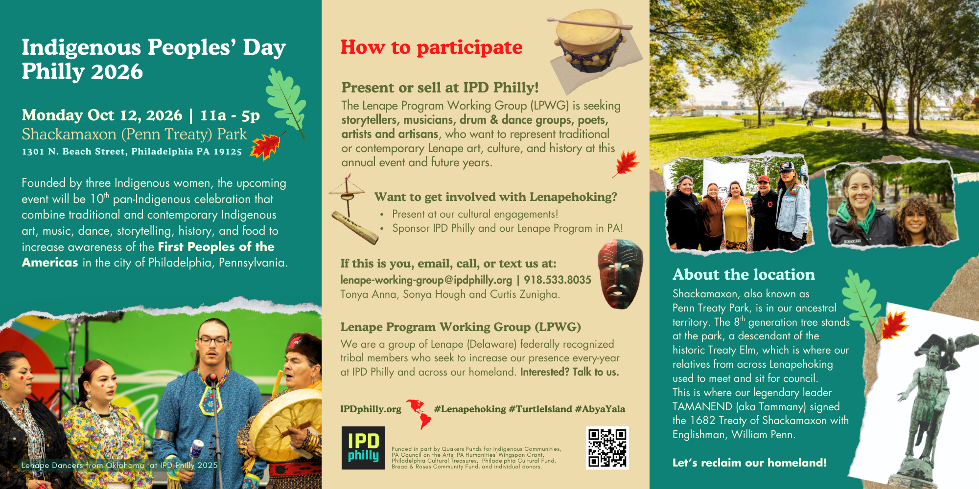Campaign cover image for LET'S SUPPORT THE LENAPE COMING TO IPD PHILLY!