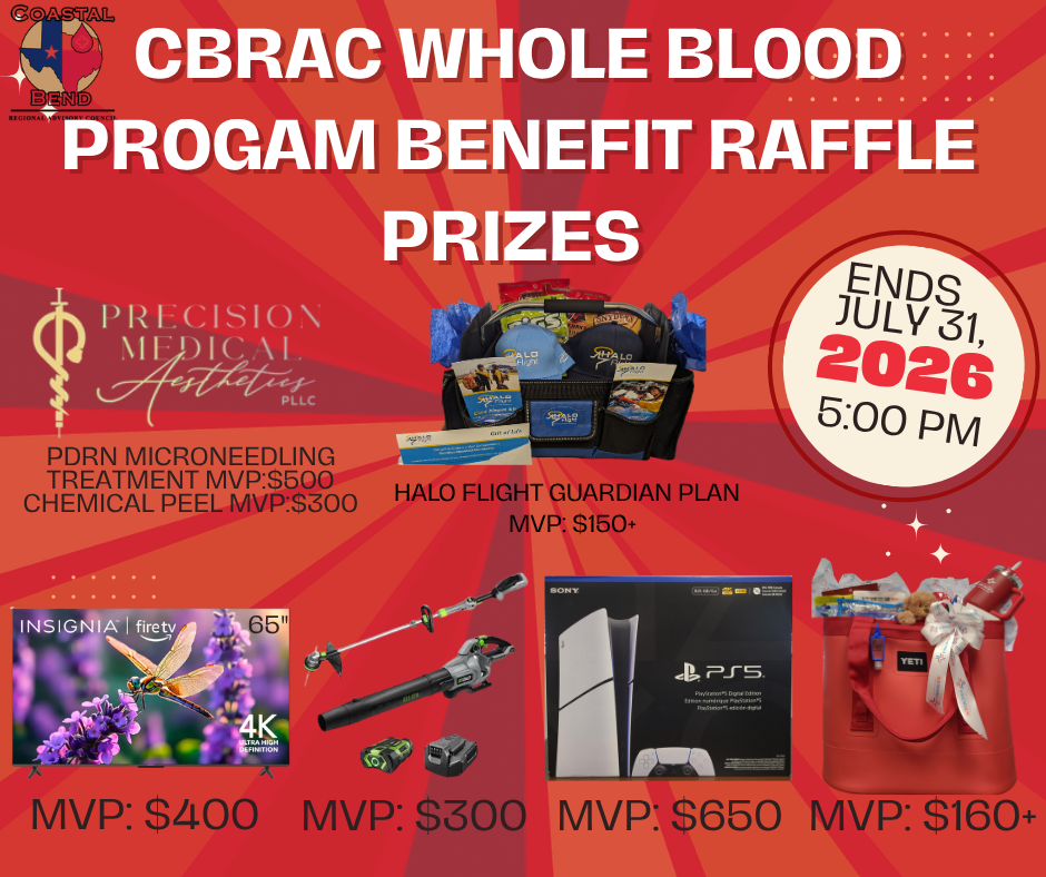 Campaign cover image for CBRAC Whole Blood Program Benefit Raffle