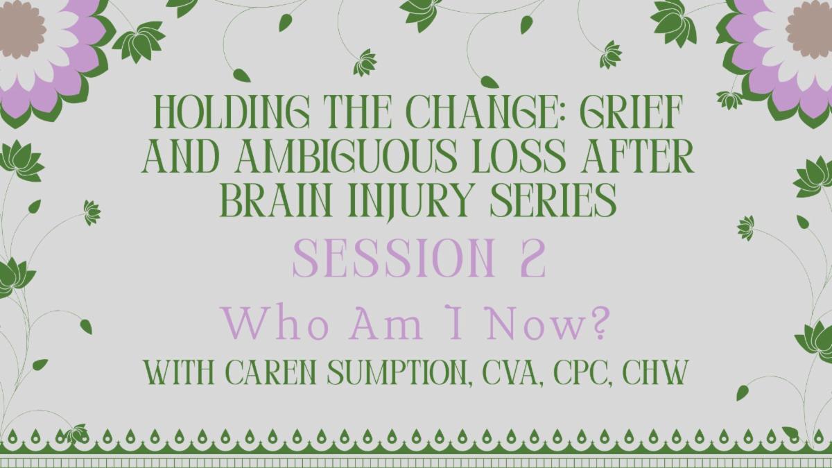 Campaign cover image for Holding The Change: Grief And Ambiguous Loss After A Brain Injury Series