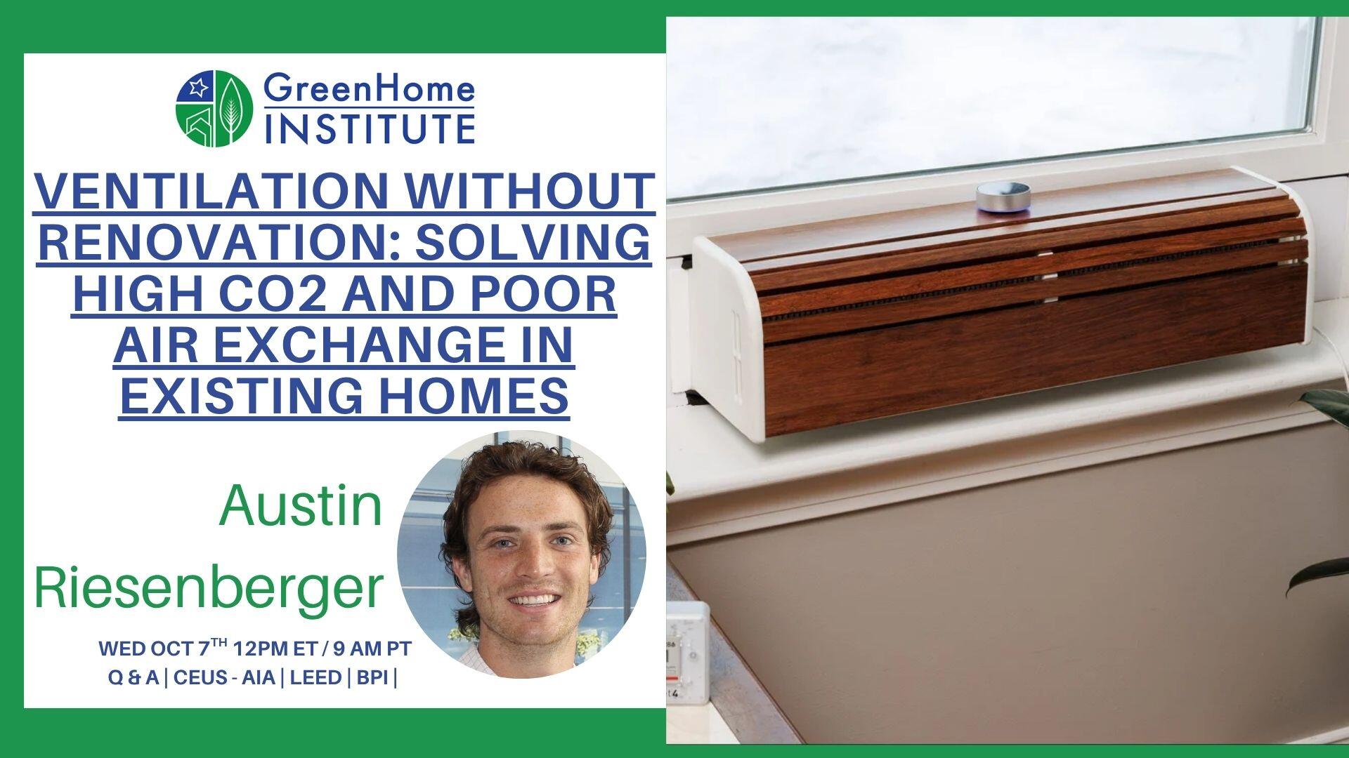 Campaign cover image for Ventilation Without Renovation: Solving High CO2 and Poor Air Exchange in Existing Homes