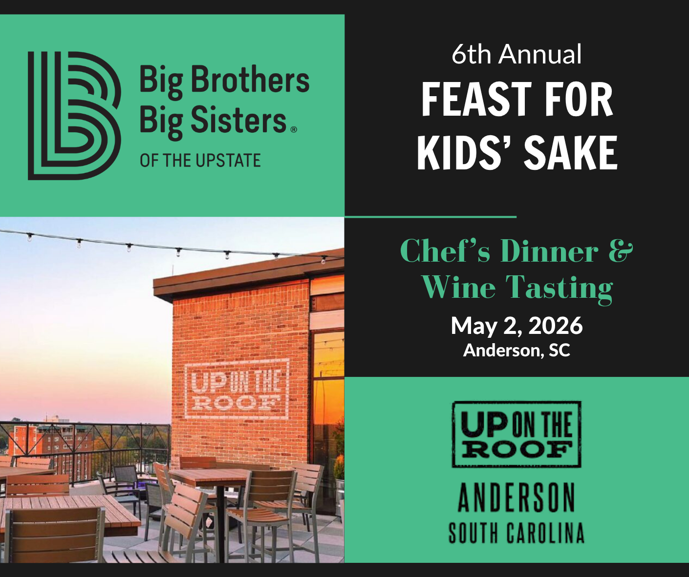 Campaign cover image for UP on the Roof: 2026 Chef's Dinner & Wine Tasting