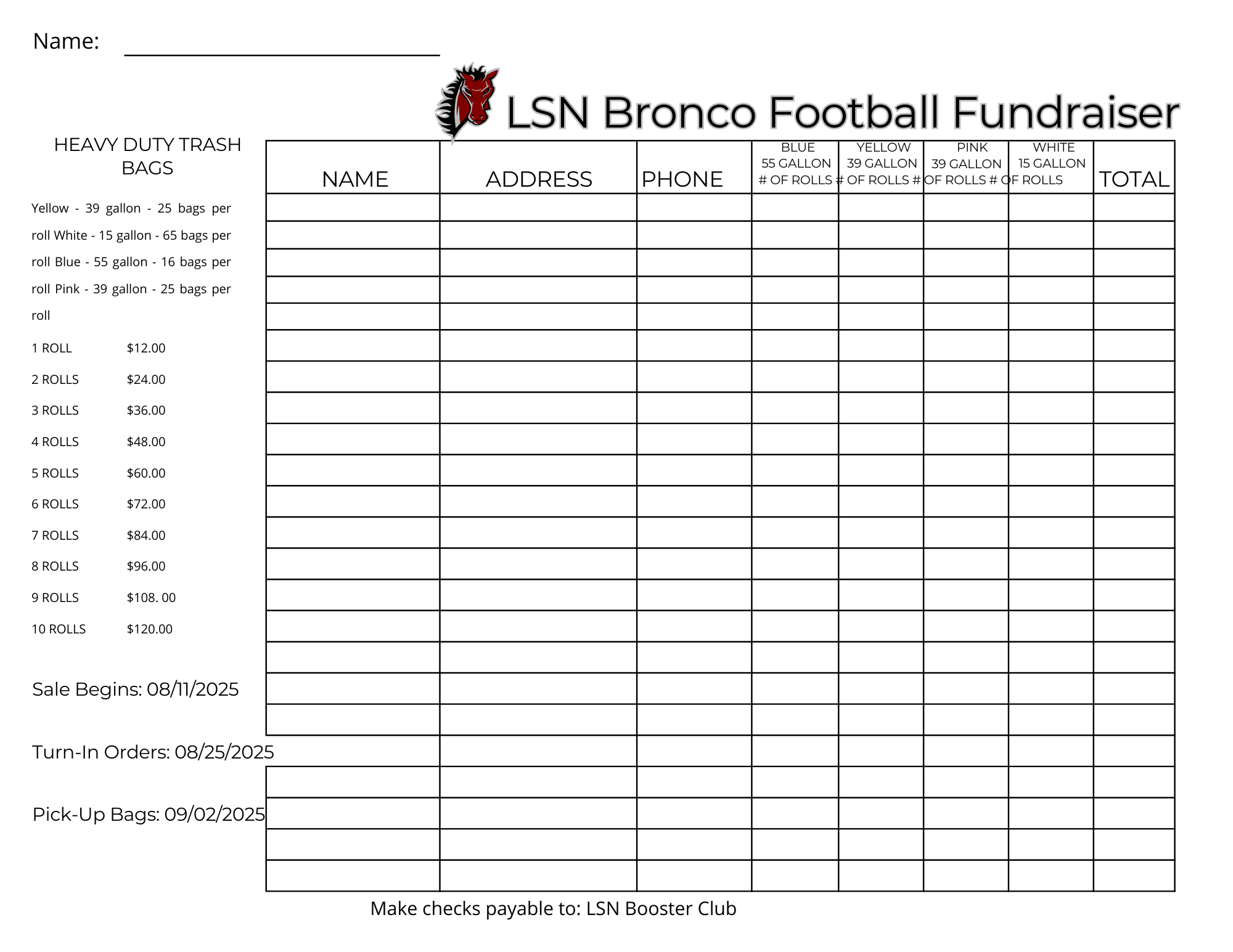 Campaign cover image for Touchdown for Team Spirit: Fuel the Broncos’ Fire! (copy)