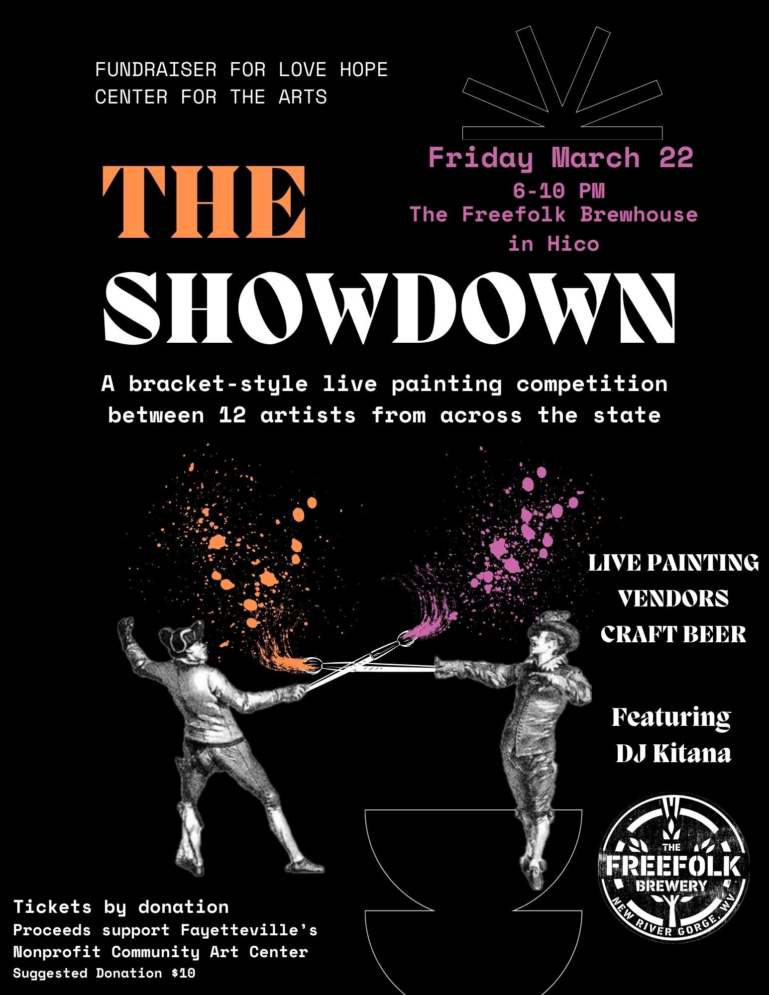 Campaign cover image for Love Hope Arts Fundraiser - THE SHOWDOWN