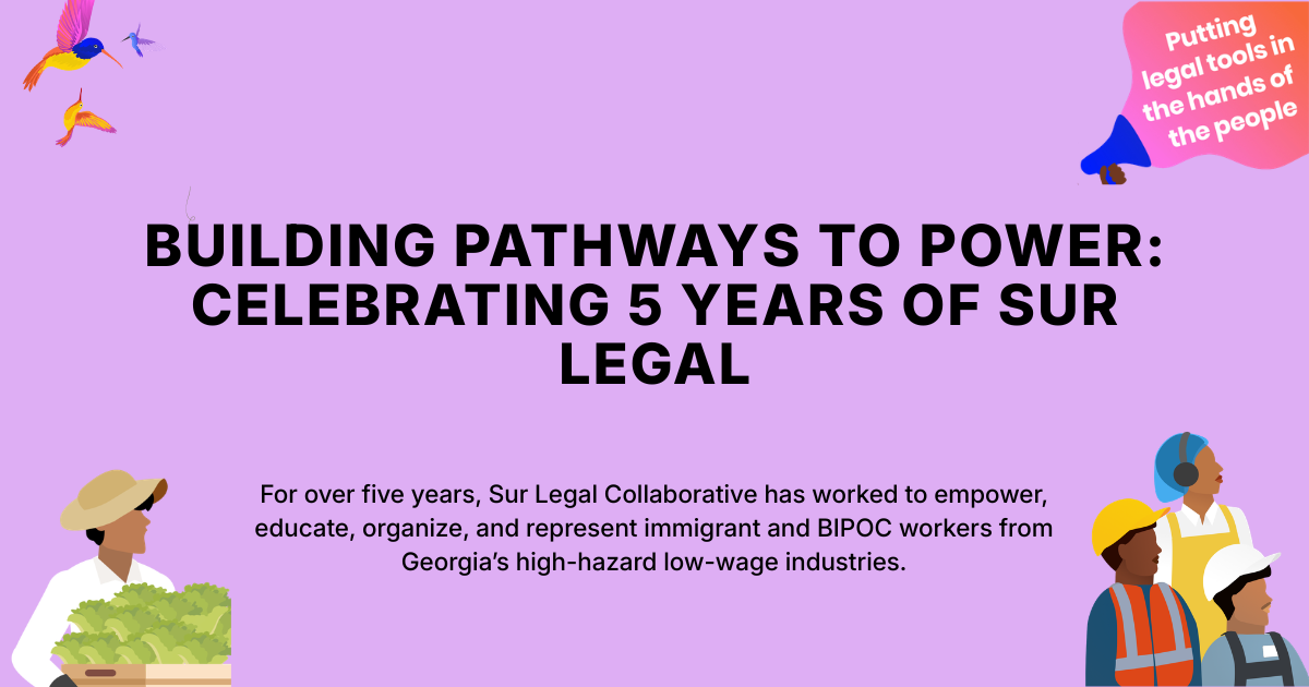 Campaign cover image for 5 Years of Sur Legal: Building Pathways to Power