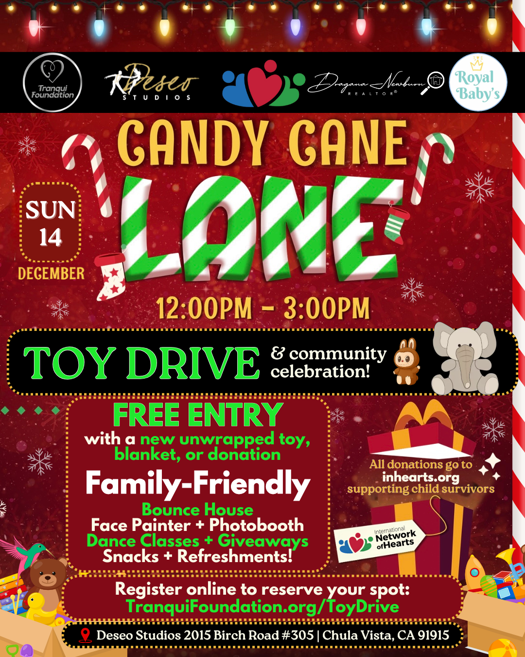 Campaign cover image for Candy Cane Lane: Toy Drive & Community Celebration