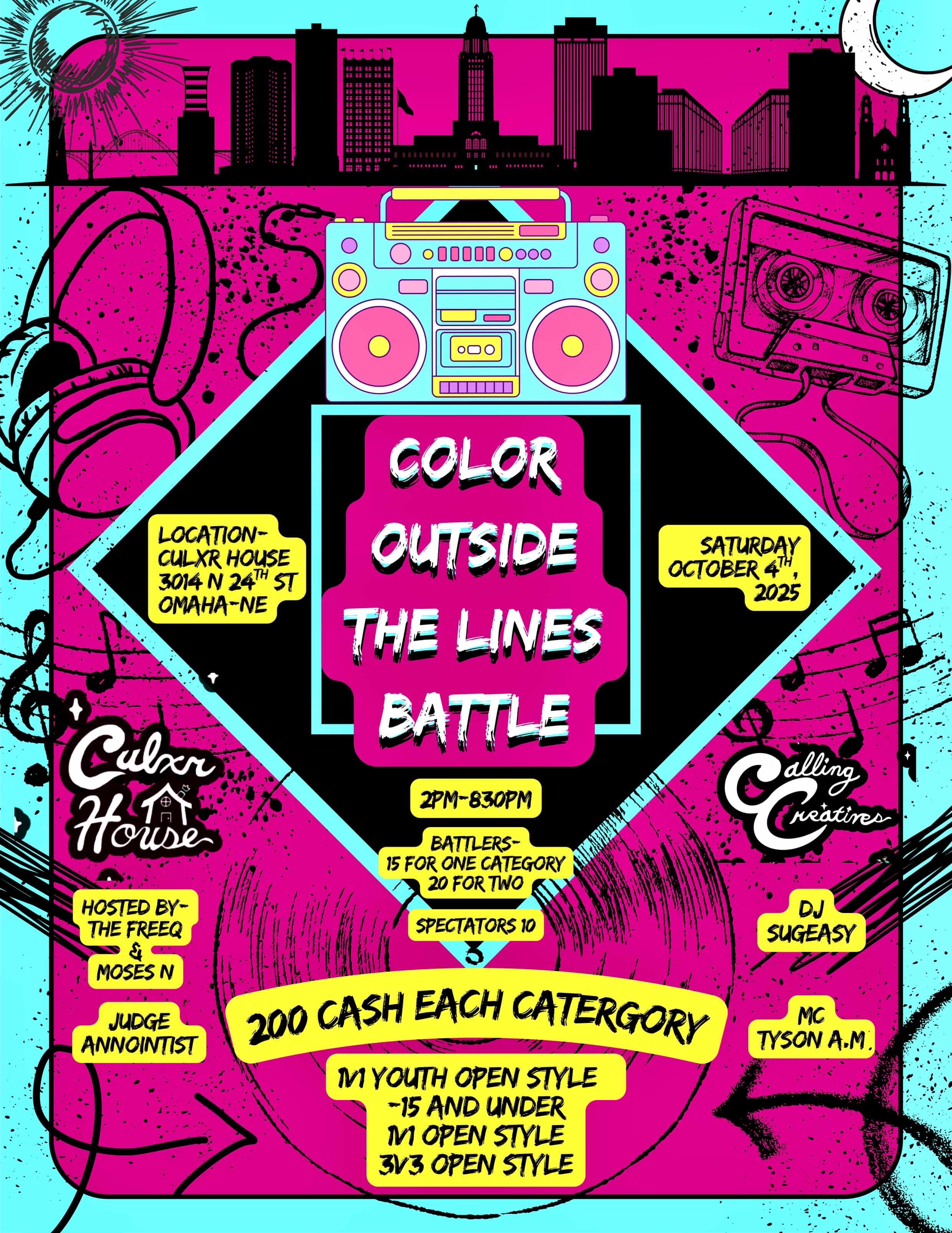 Campaign cover image for Color Outside The Lines Dance Battle