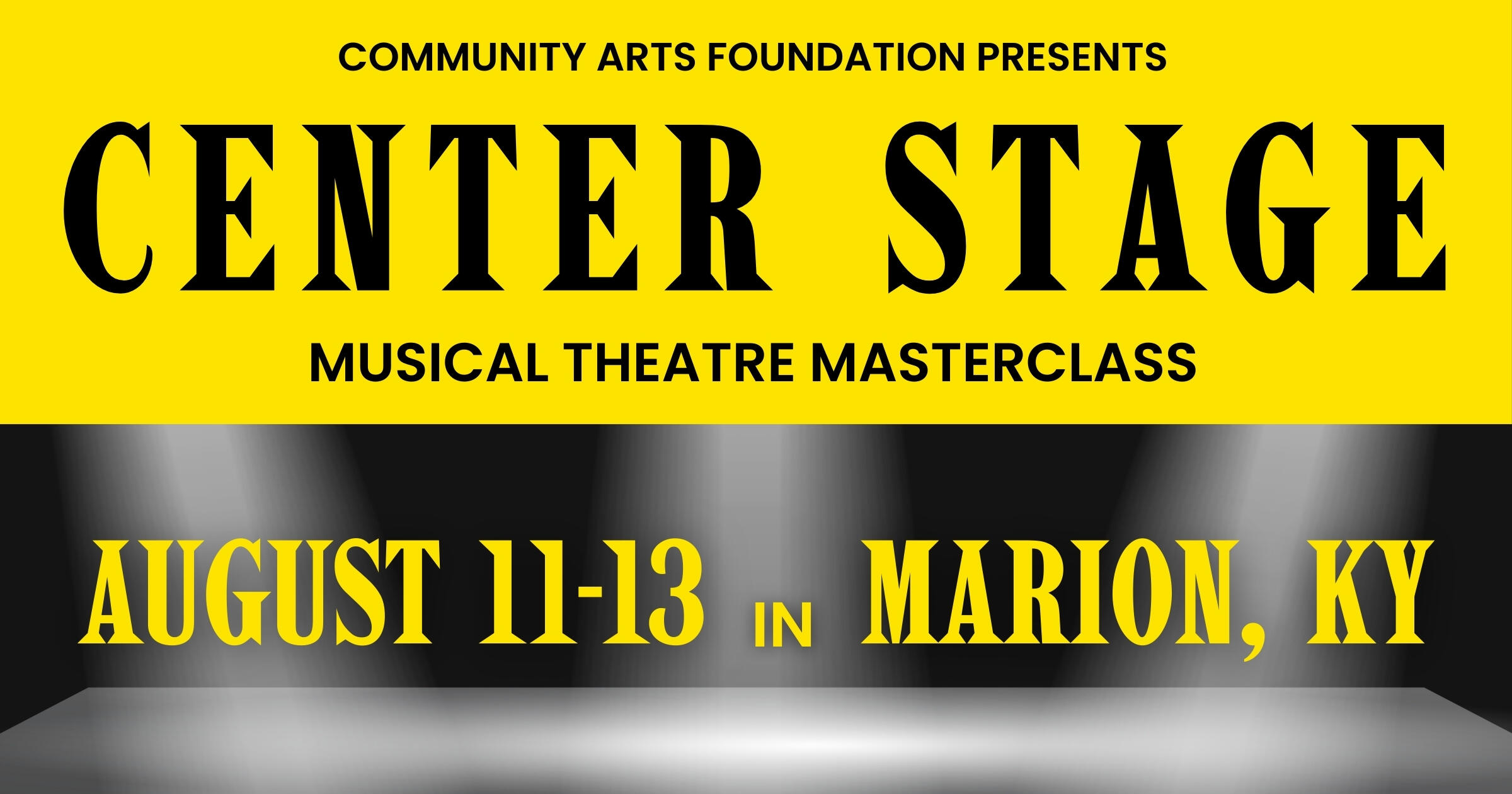 Campaign cover image for Center Stage: Musical Theatre Masterclass