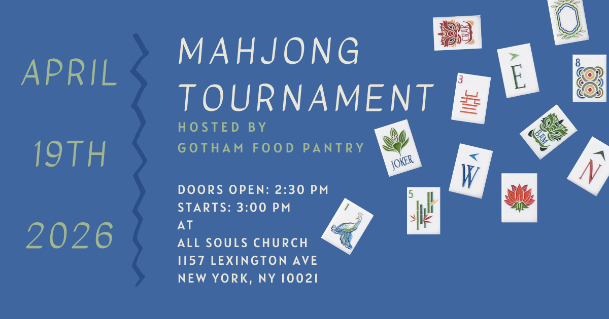 Campaign cover image for Gotham Food Pantry | Mah Jong Tournament