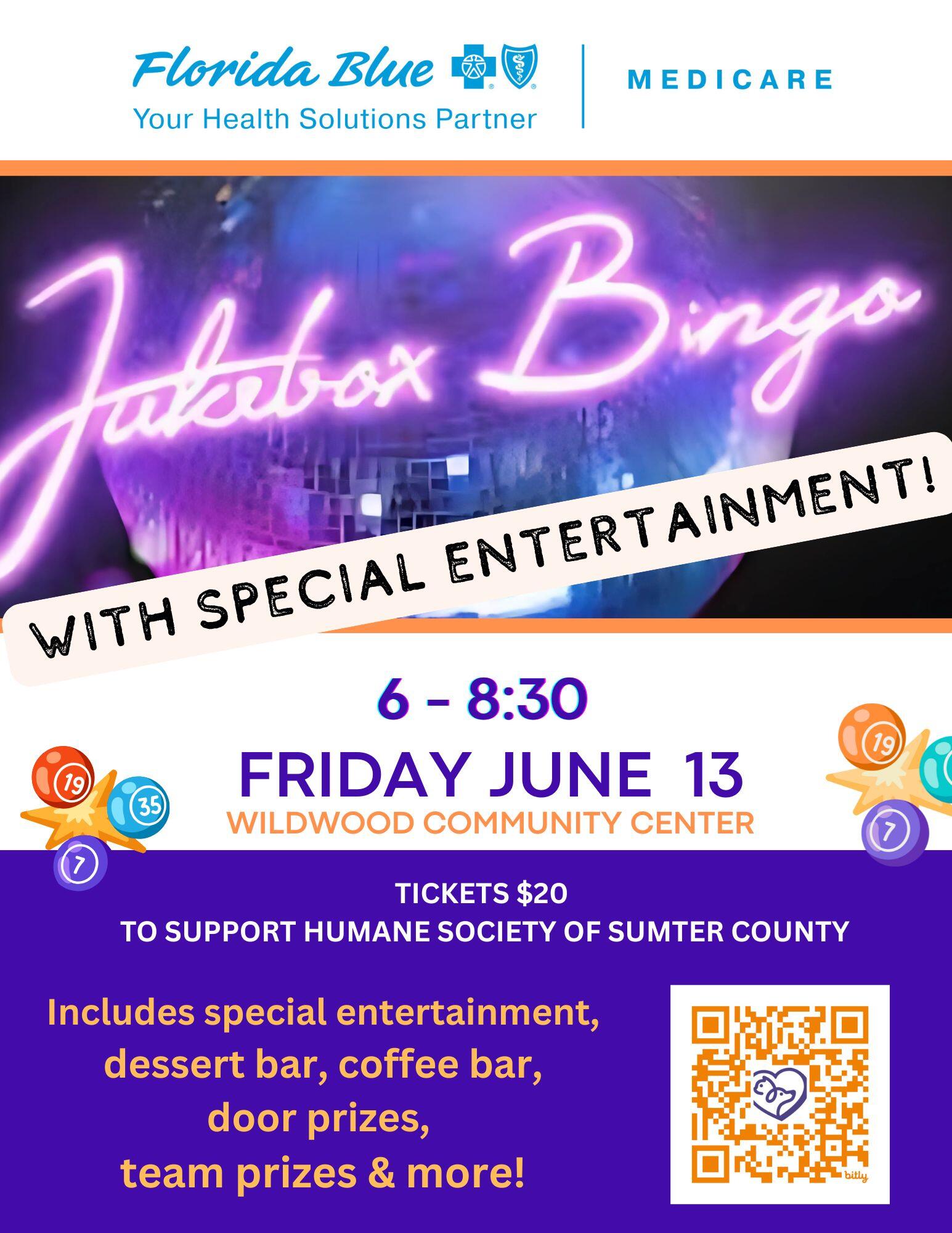 Campaign cover image for JUKEBOX BINGO - FRIDAY the 13th