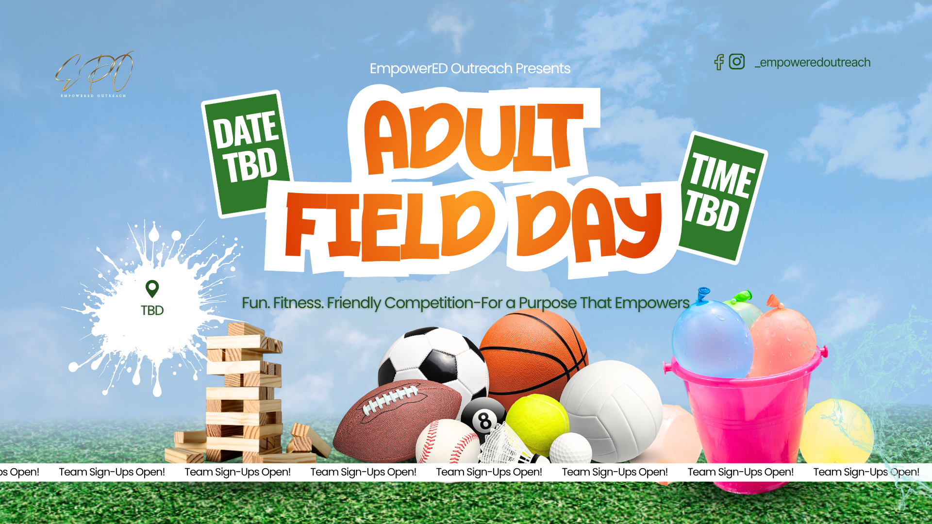 Campaign cover image for Sponsor the Adult Field Day in April/May 2026