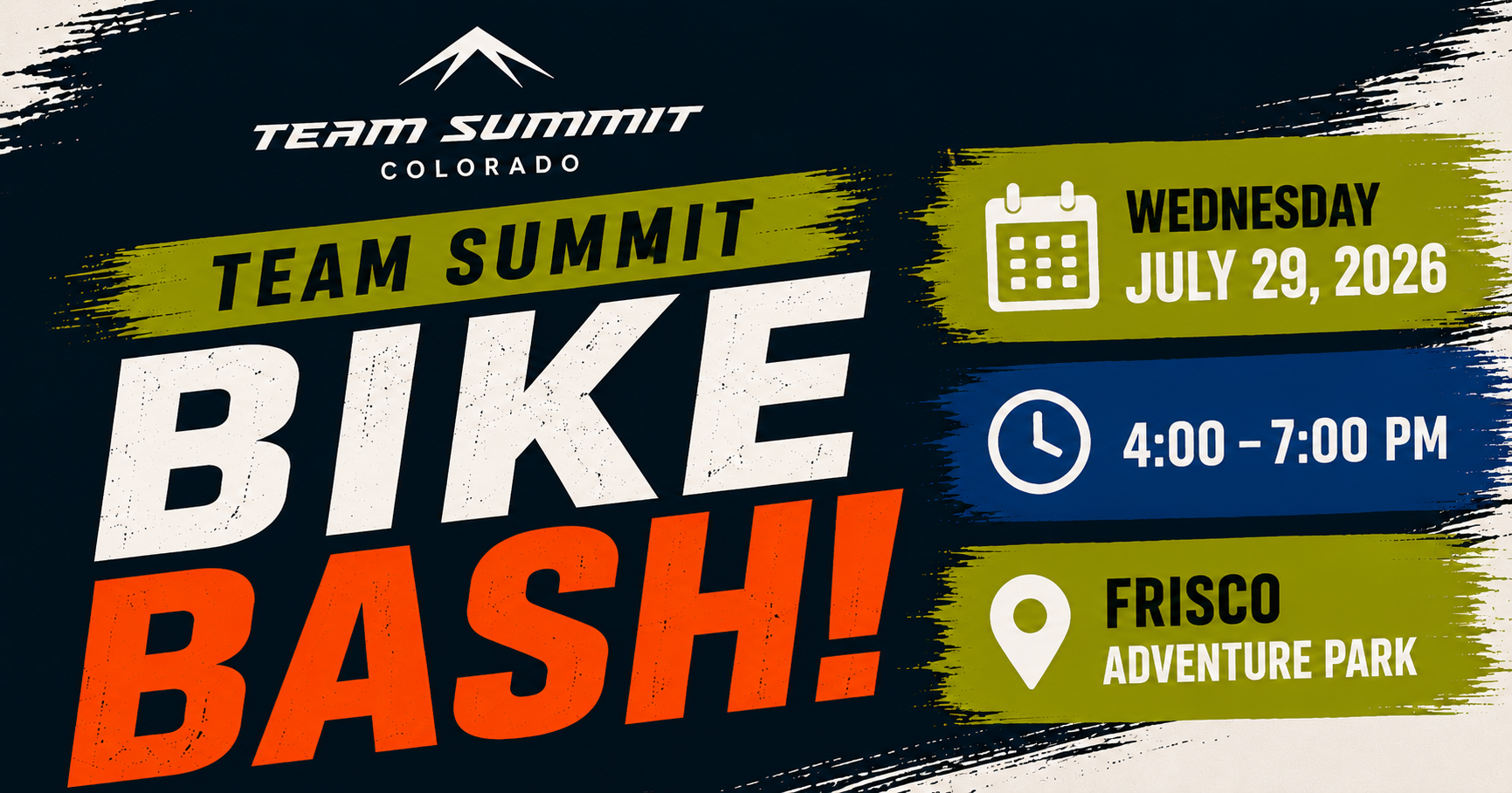 Campaign cover image for Team Summit Bike Bash | July 29th, 4-7pm | Frisco Adventure Park
