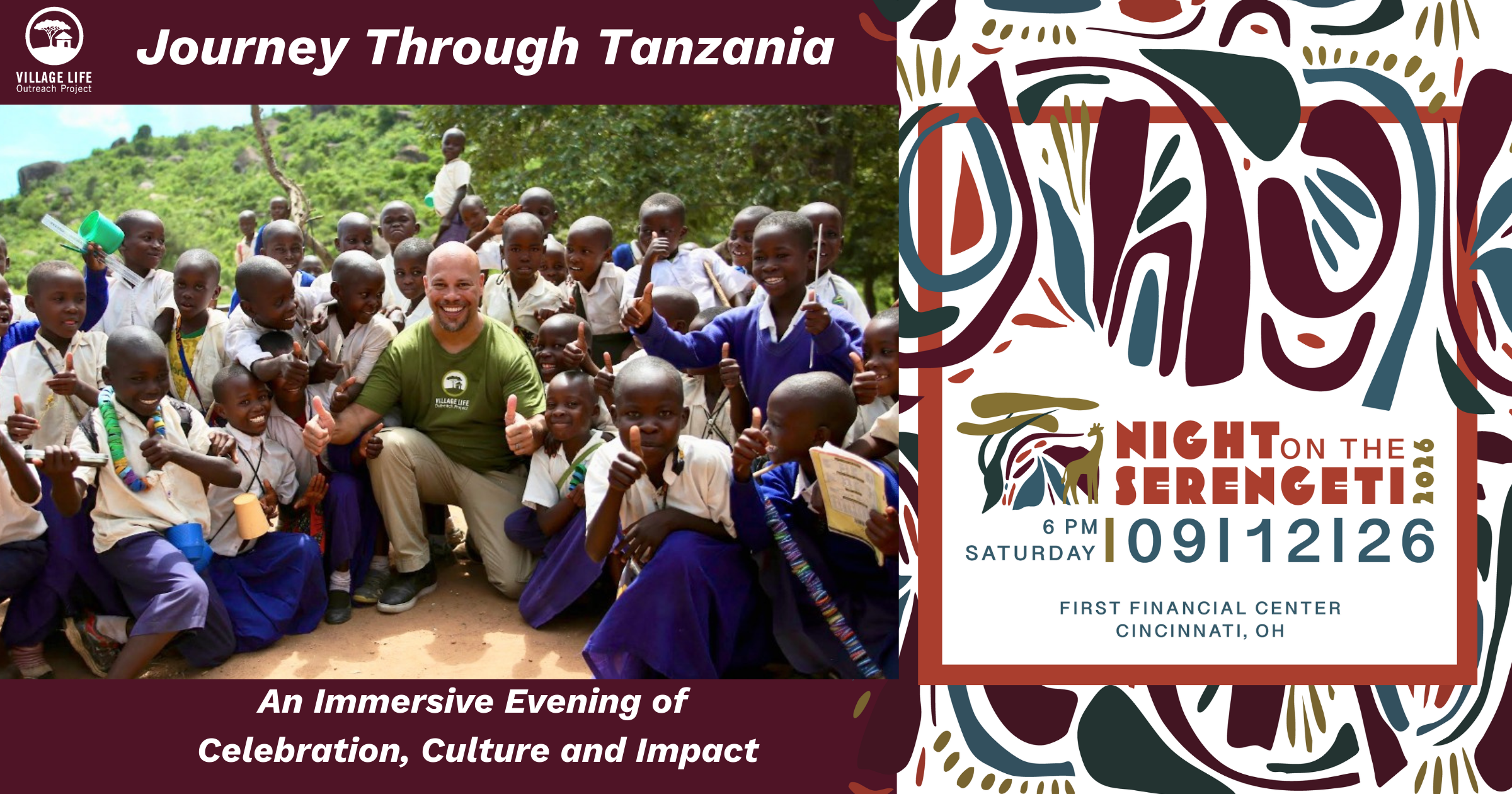 Campaign cover image for Night on the Serengeti 2026