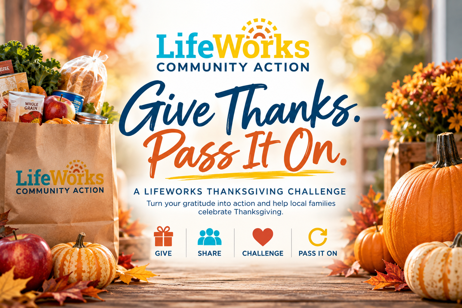 Campaign cover image for Give Thanks. Pass It On.