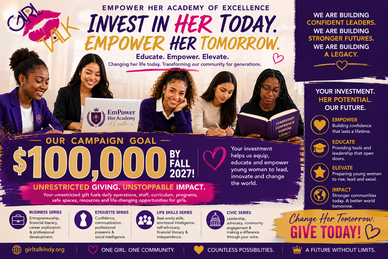 Campaign cover image for The Future is HER Campaign