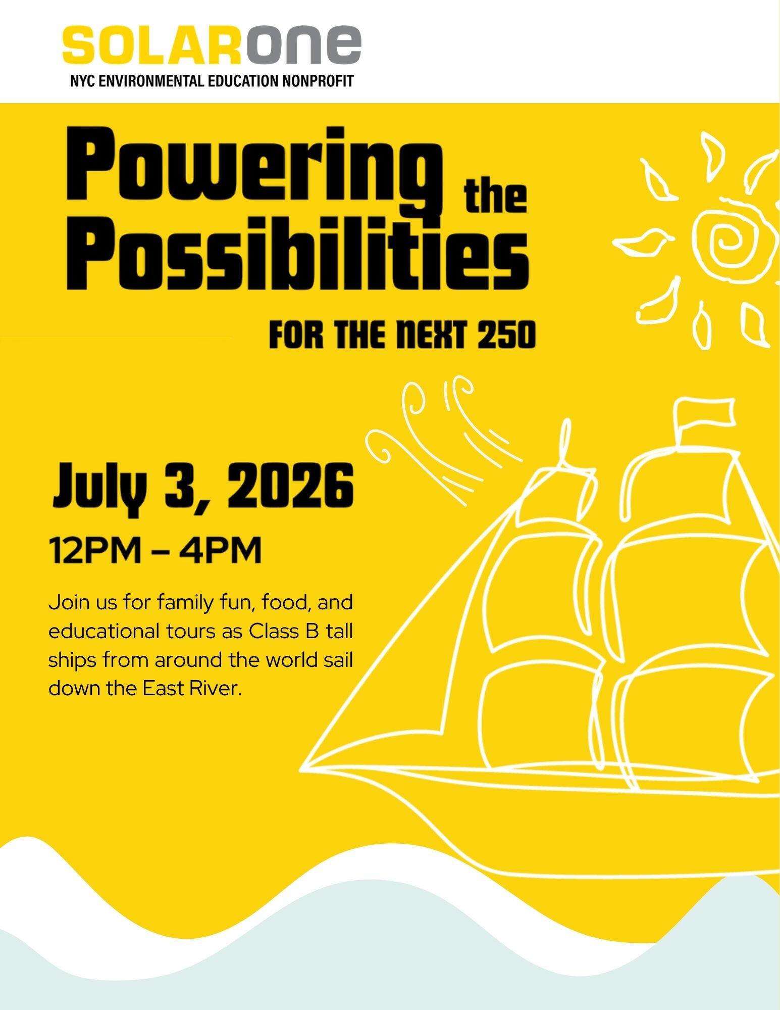 Campaign cover image for Sail250: Powering the Possiblities