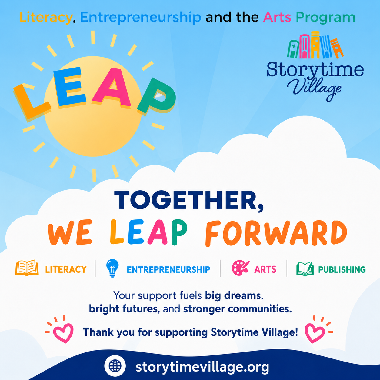 Campaign cover image for 2026 Leap Authors
