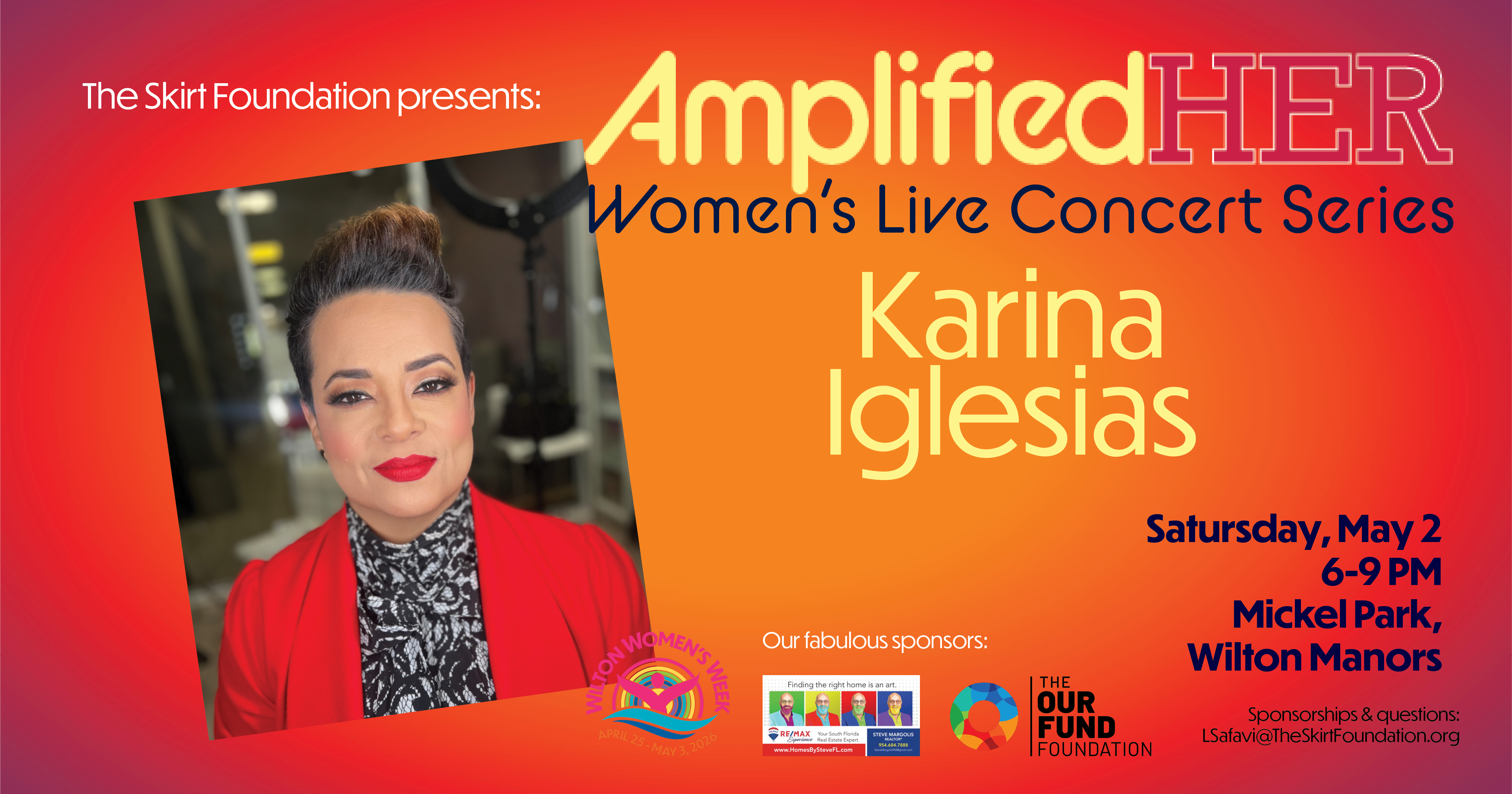Campaign cover image for AmplifiedHER Women's Live Concert Series feat Karina Iglesias