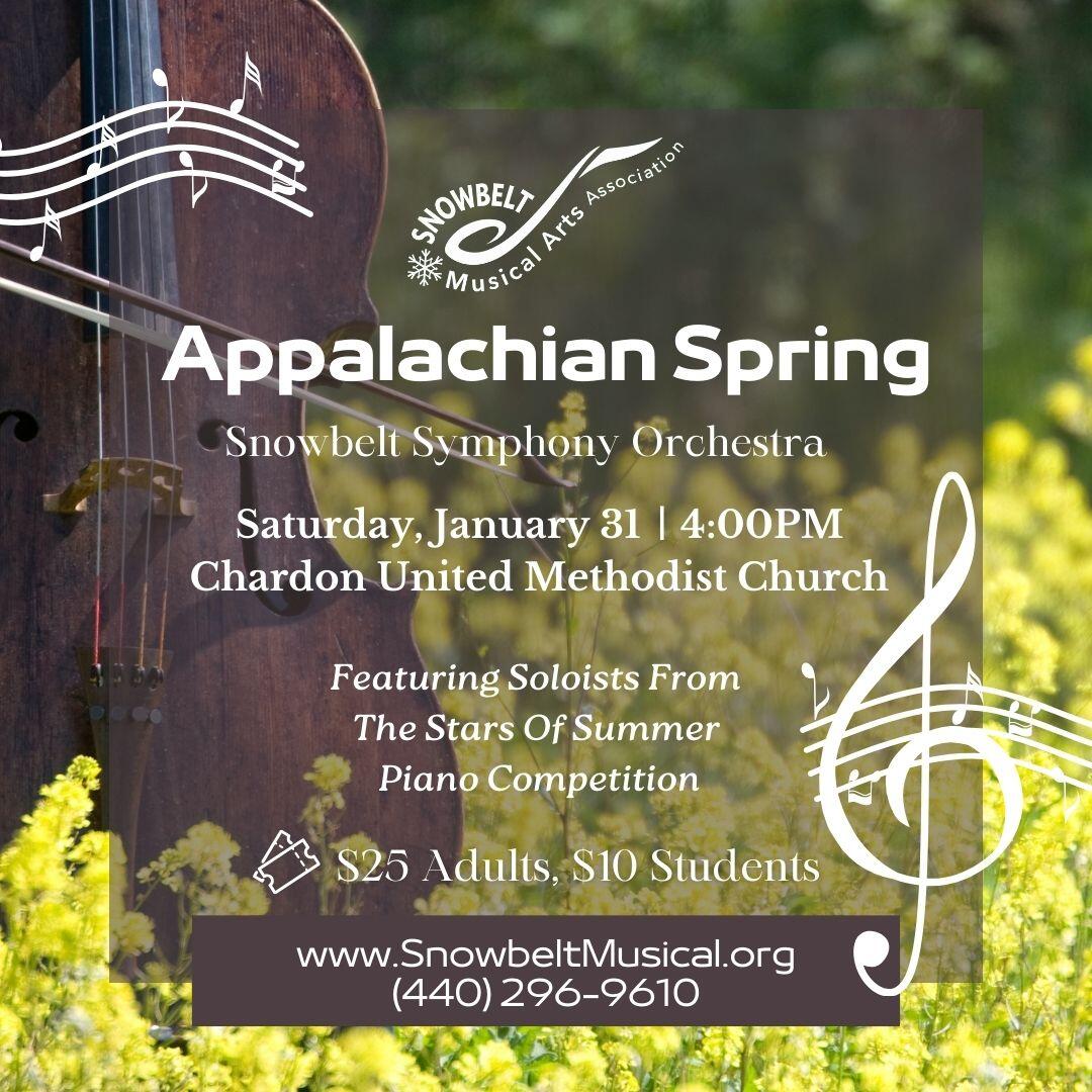 Campaign cover image for Snowbelt Symphony: Appalachian Spring