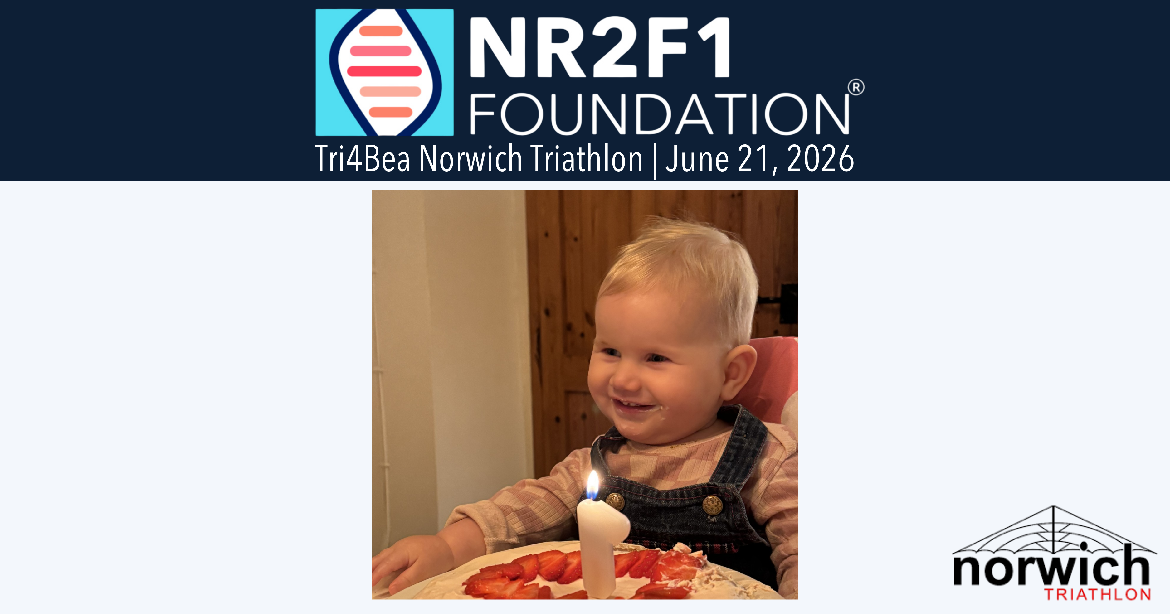 Campaign cover image for Tri4Bea - Norwich Triathlon 21 June 2026