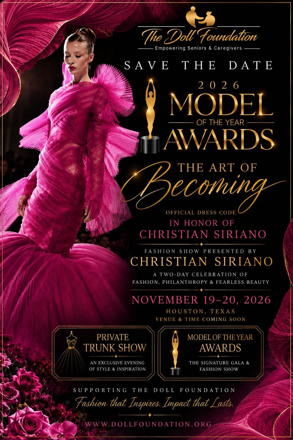 Campaign cover image for 2026 Model of the Year Awards – The Art of Becoming