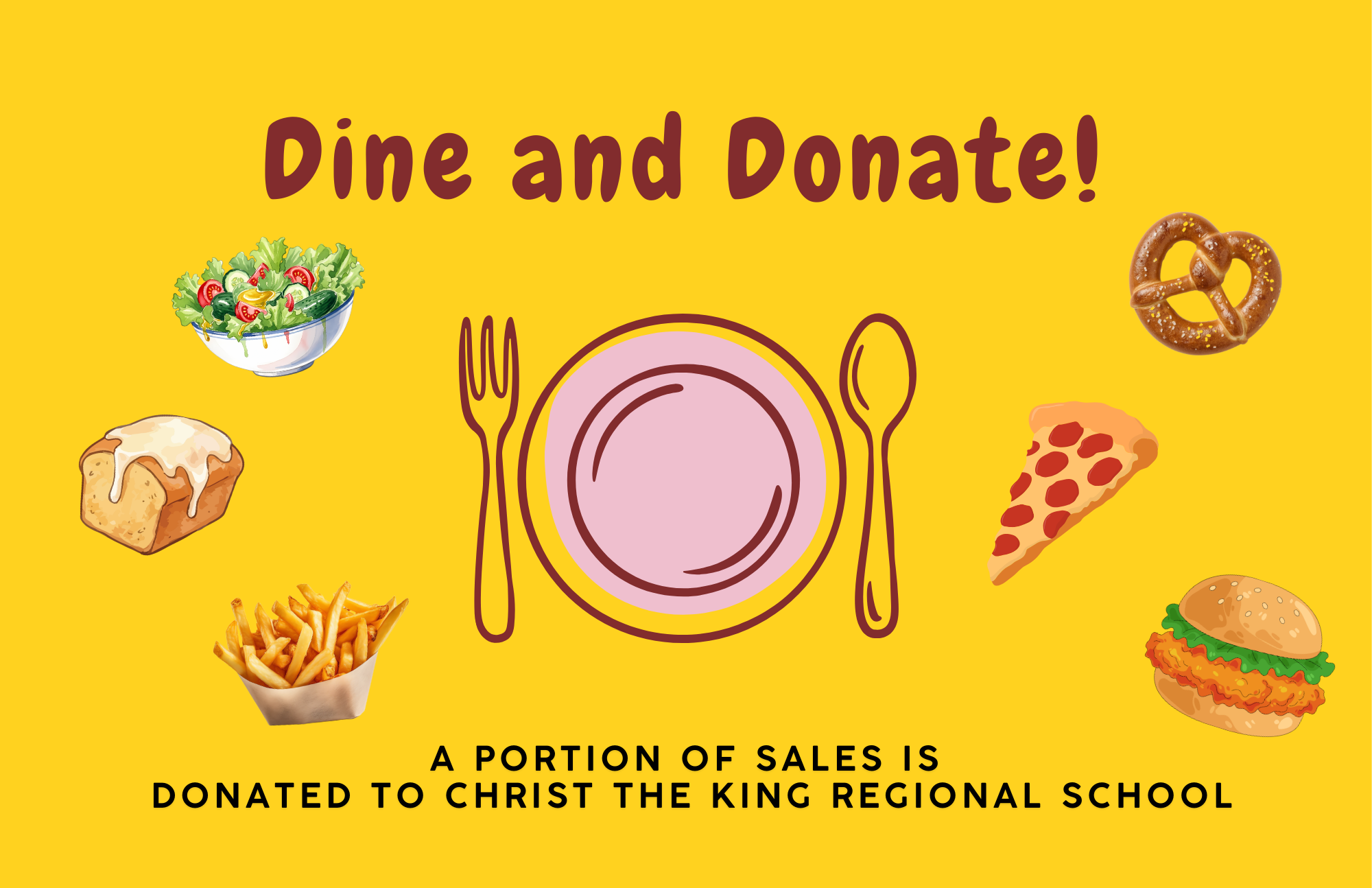 Campaign cover image for Dine and Donate 2025-26