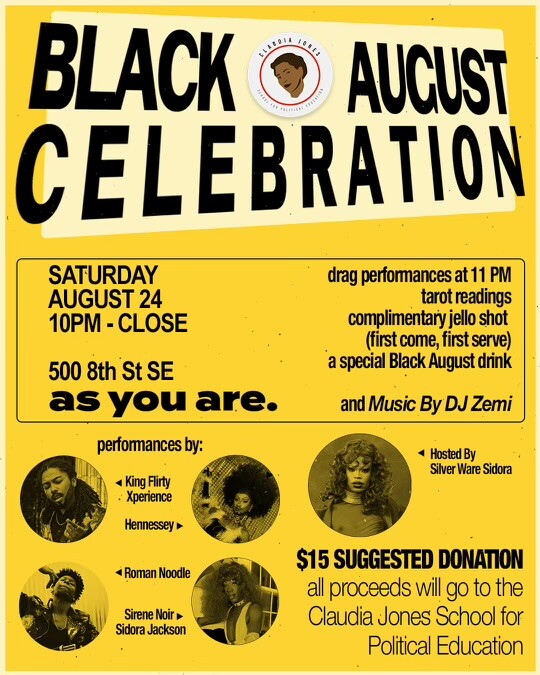 Campaign cover image for Black August Fundraiser for Claudia Jones School
