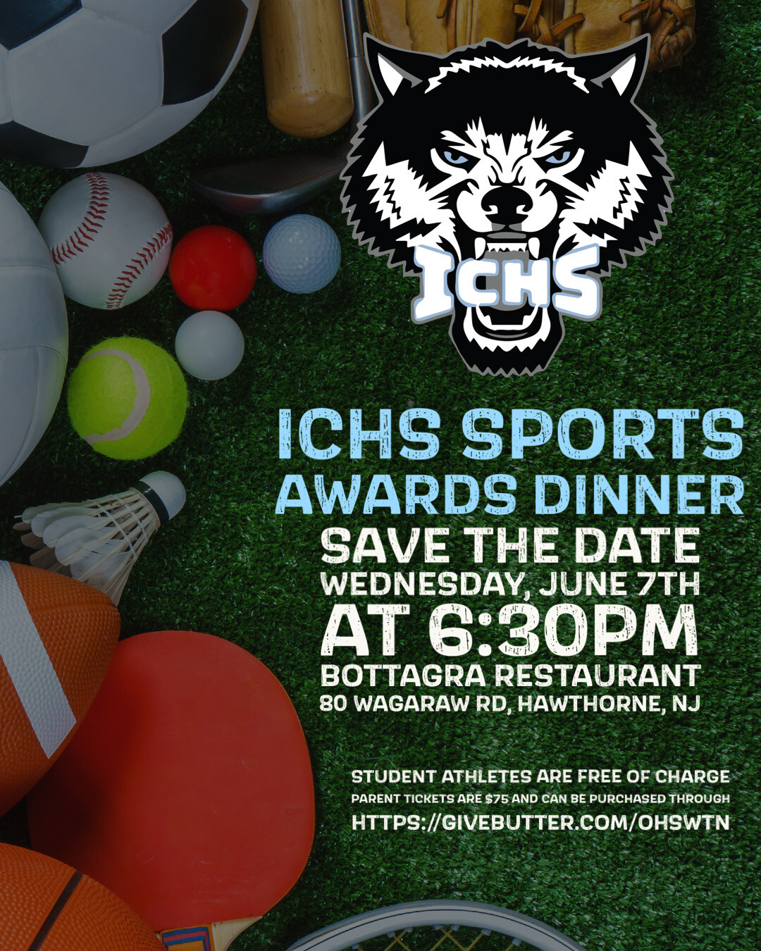 Campaign cover image for ICHS Sports Awards Dinner 2023