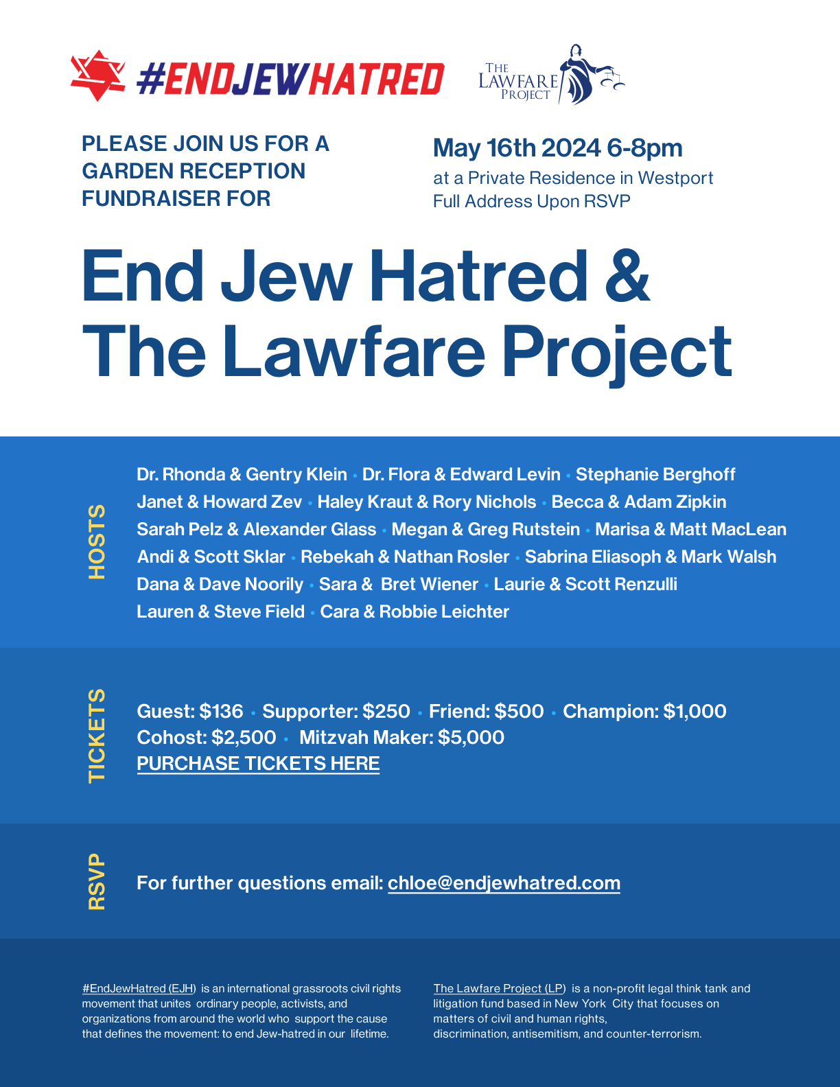 Campaign cover image for Westport & Fairfield Reception - May 16, 2024