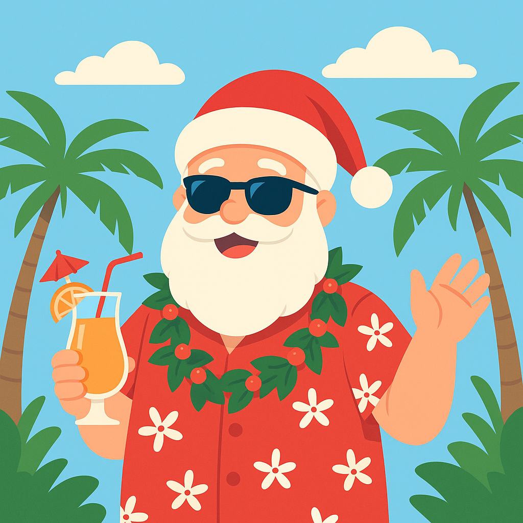 Campaign cover image for Christmas in July with Santa Steve at Safehaven