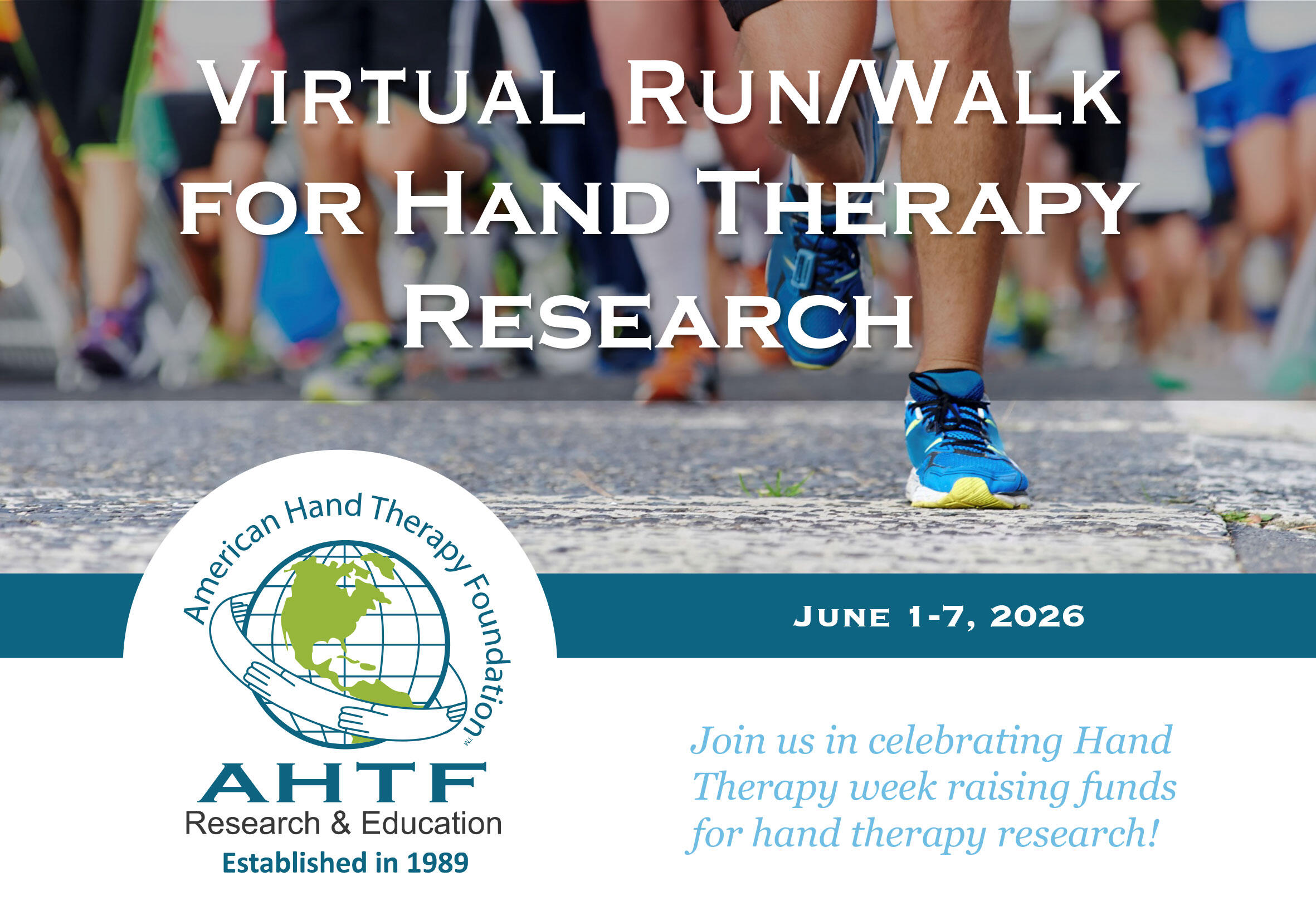 Campaign cover image for 2026 AHTF Virtual 5K Run Walk