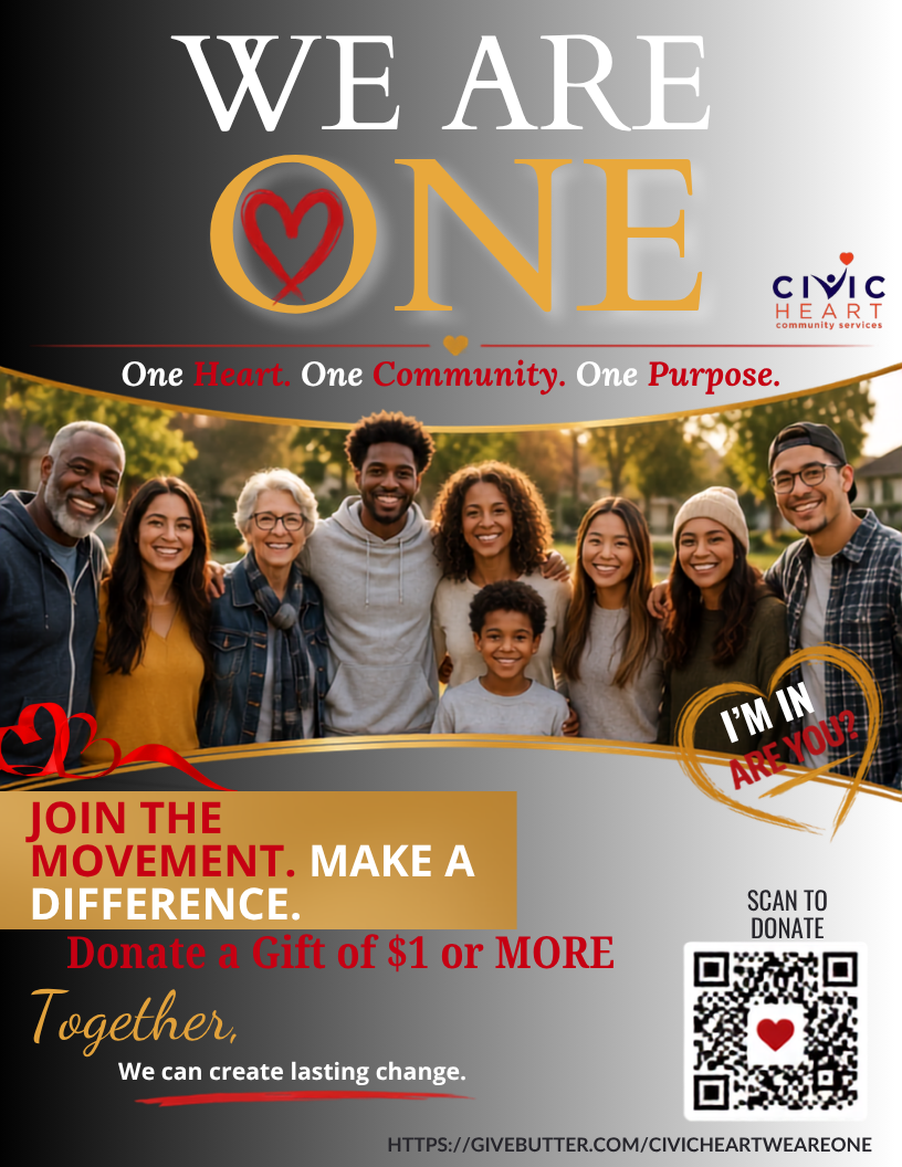 Campaign cover image for We Are One: One Heart. One Community. One Purpose.