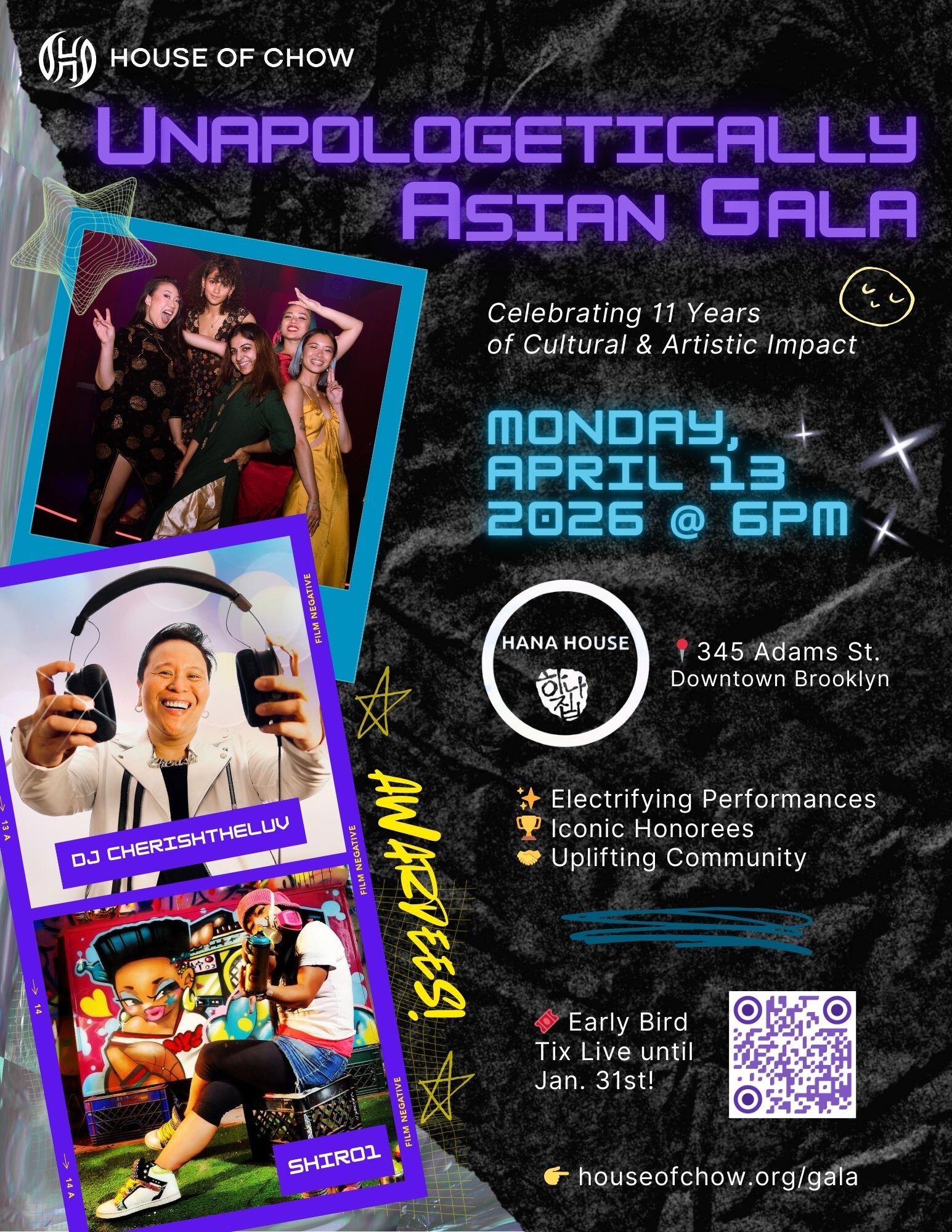 Campaign cover image for House of Chow's 2026 Unapologetically Asian Gala