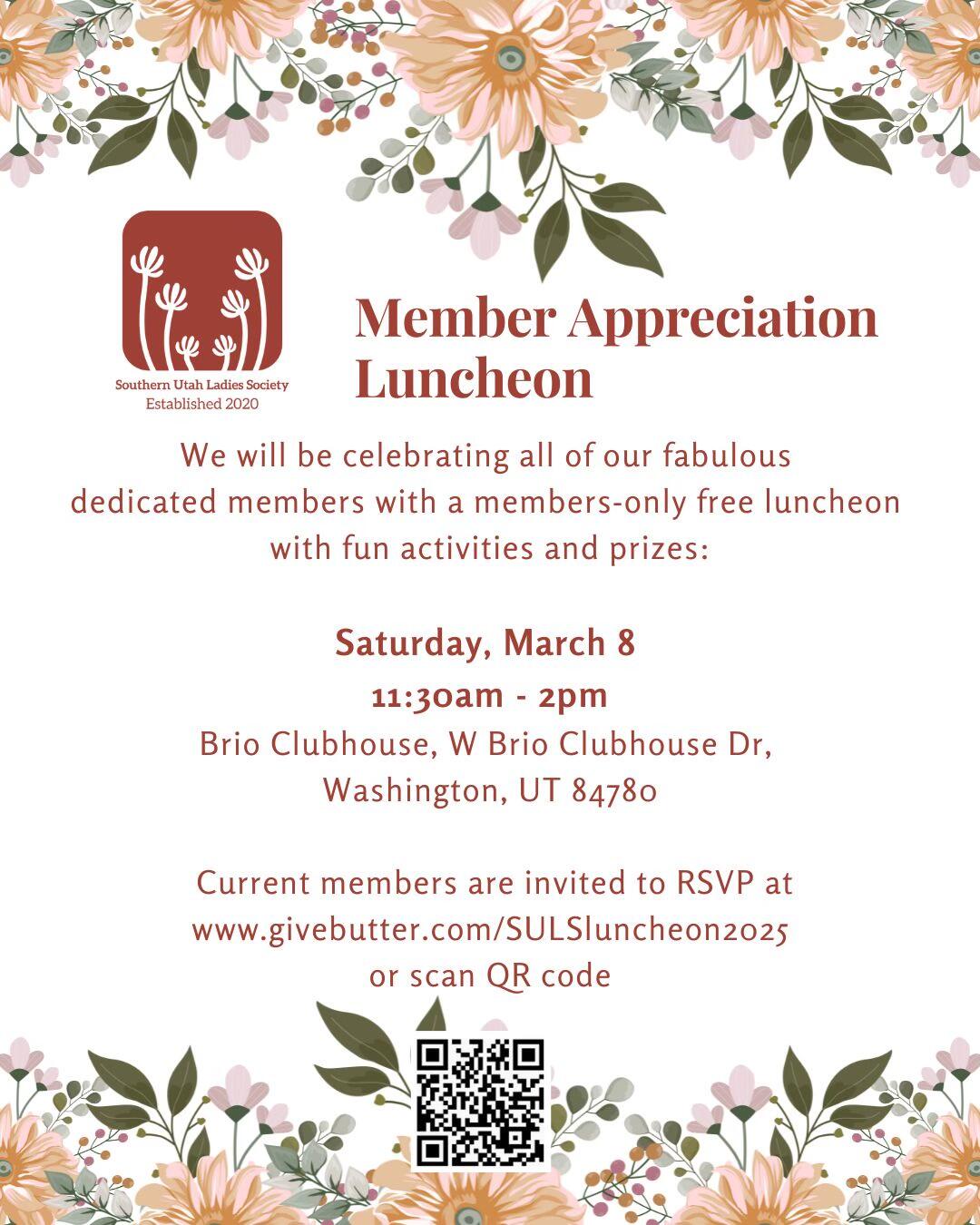 Campaign cover image for Member Luncheon 2025