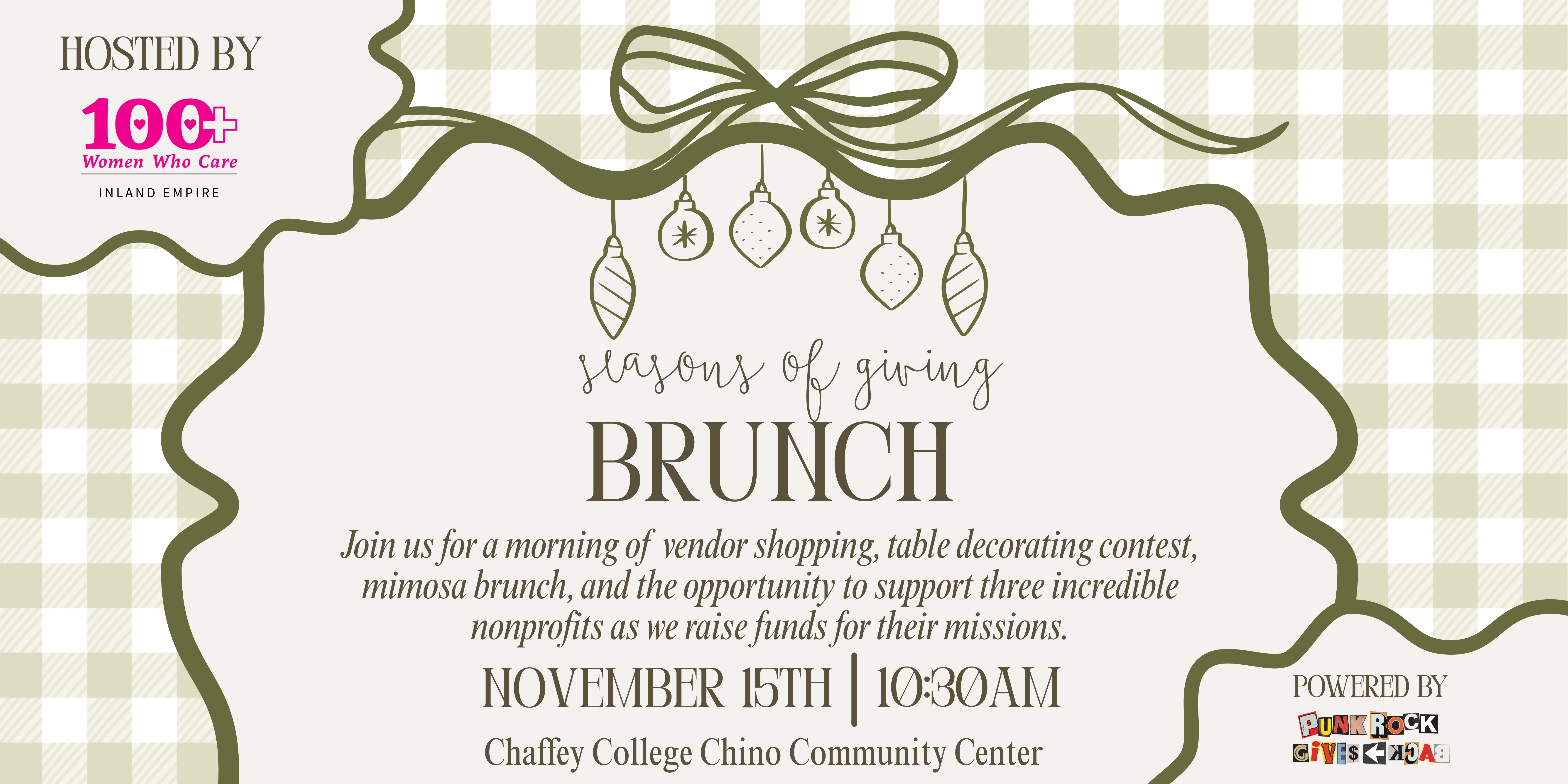 Campaign cover image for Seasons of Giving Brunch