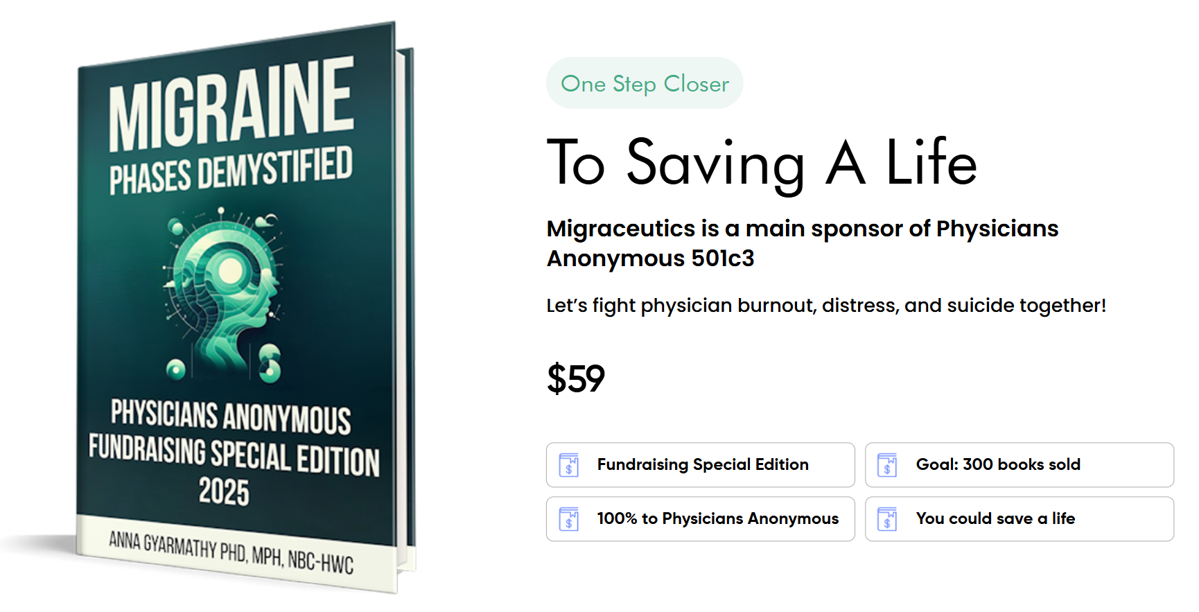 Campaign cover image for Migraceutics for Physicians Anonymous