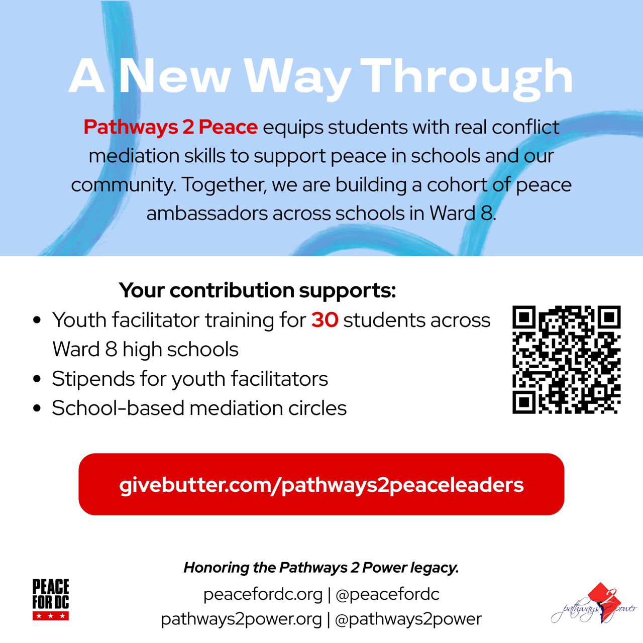 Campaign cover image for Pathways 2 Peace Leadership Program
