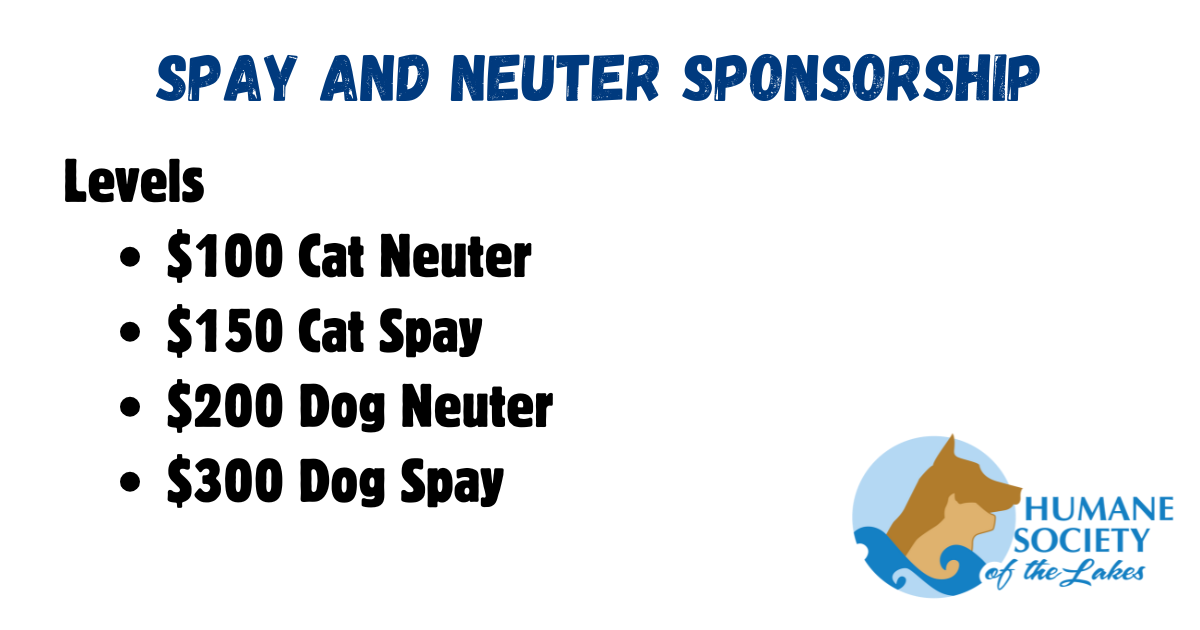 Campaign cover for Spay and Neuter Sponsorships