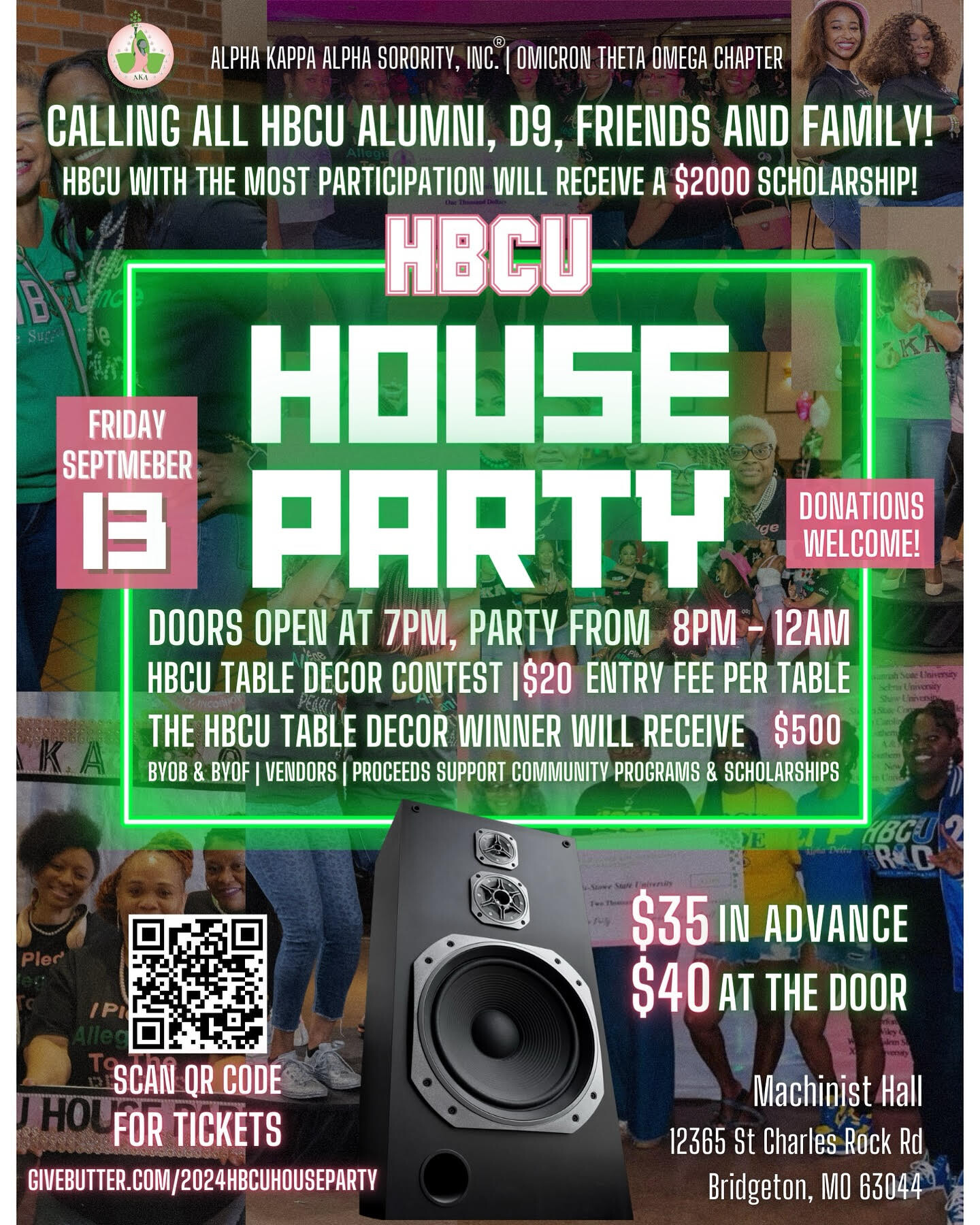 Campaign cover image for 2024 VENDOR OTO HBCU House Party