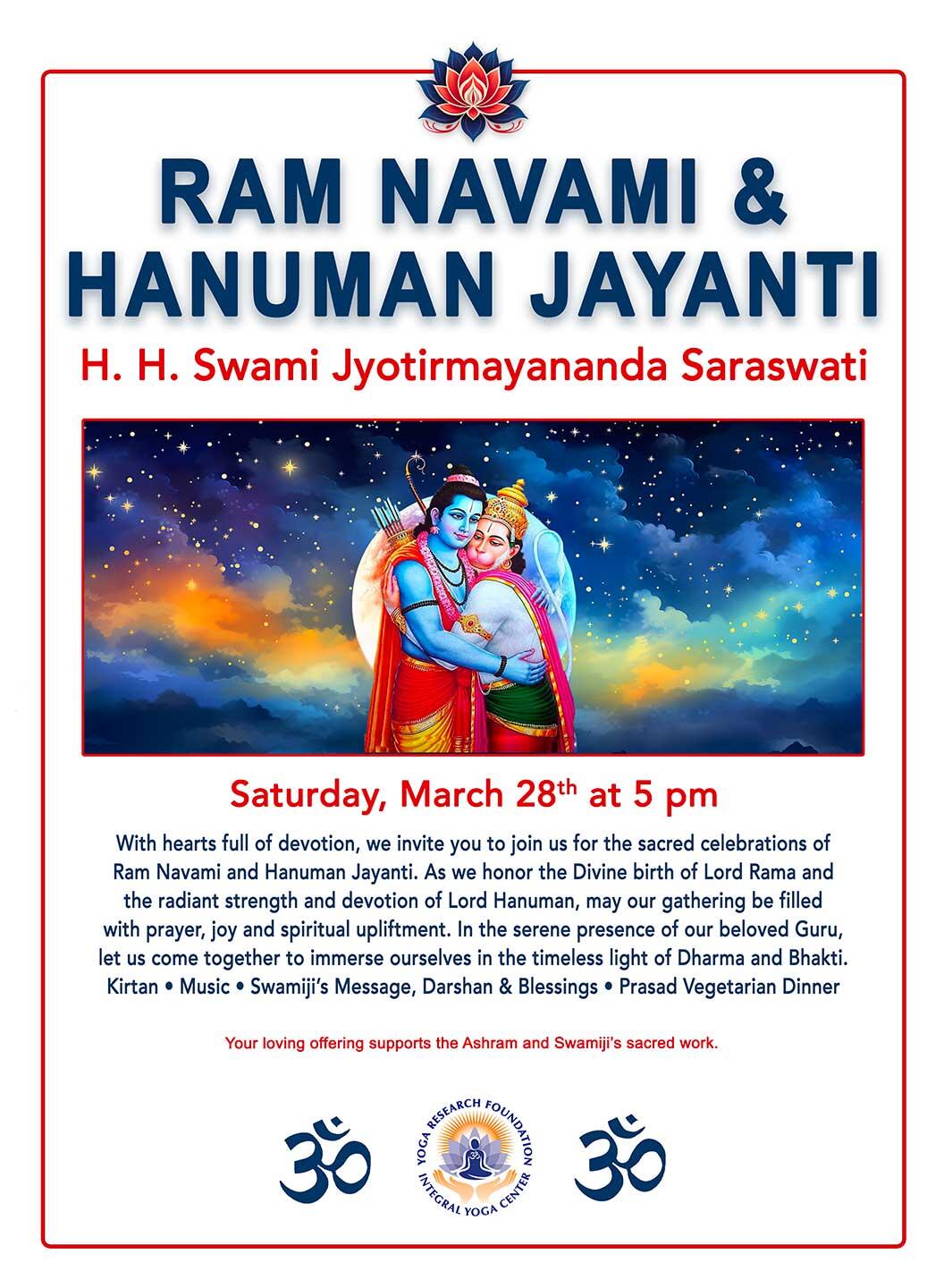 Campaign cover image for Ram Navami & Hanuman Jayanti Celebration