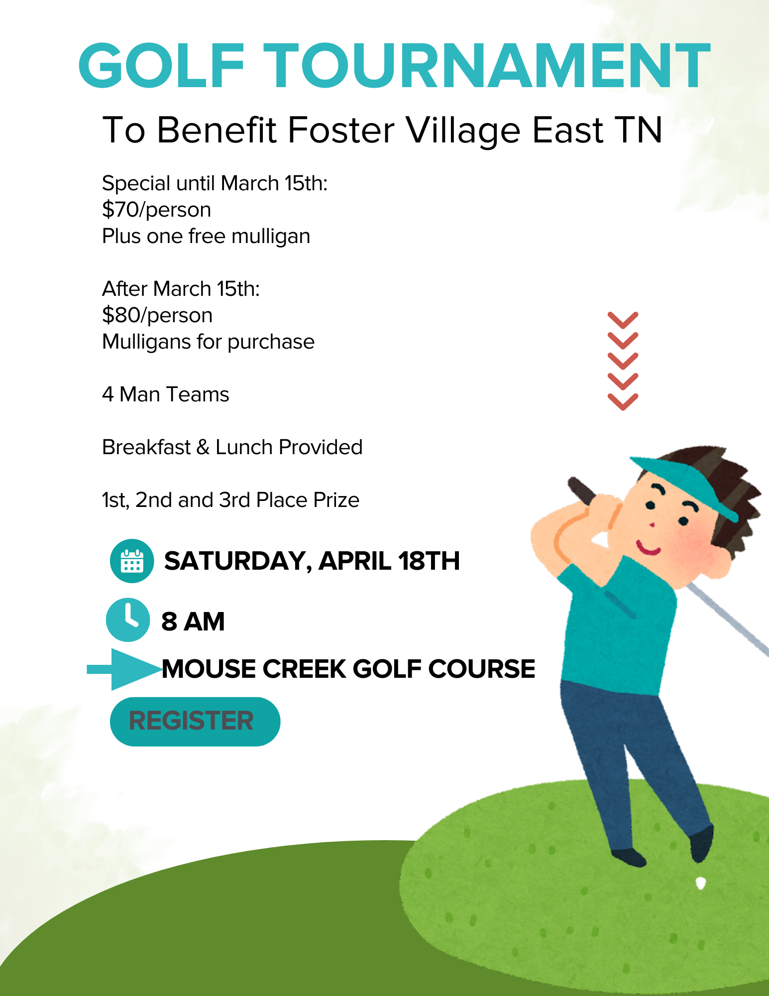 Campaign cover for Foster Village East TN Golf Fundraiser 2026
