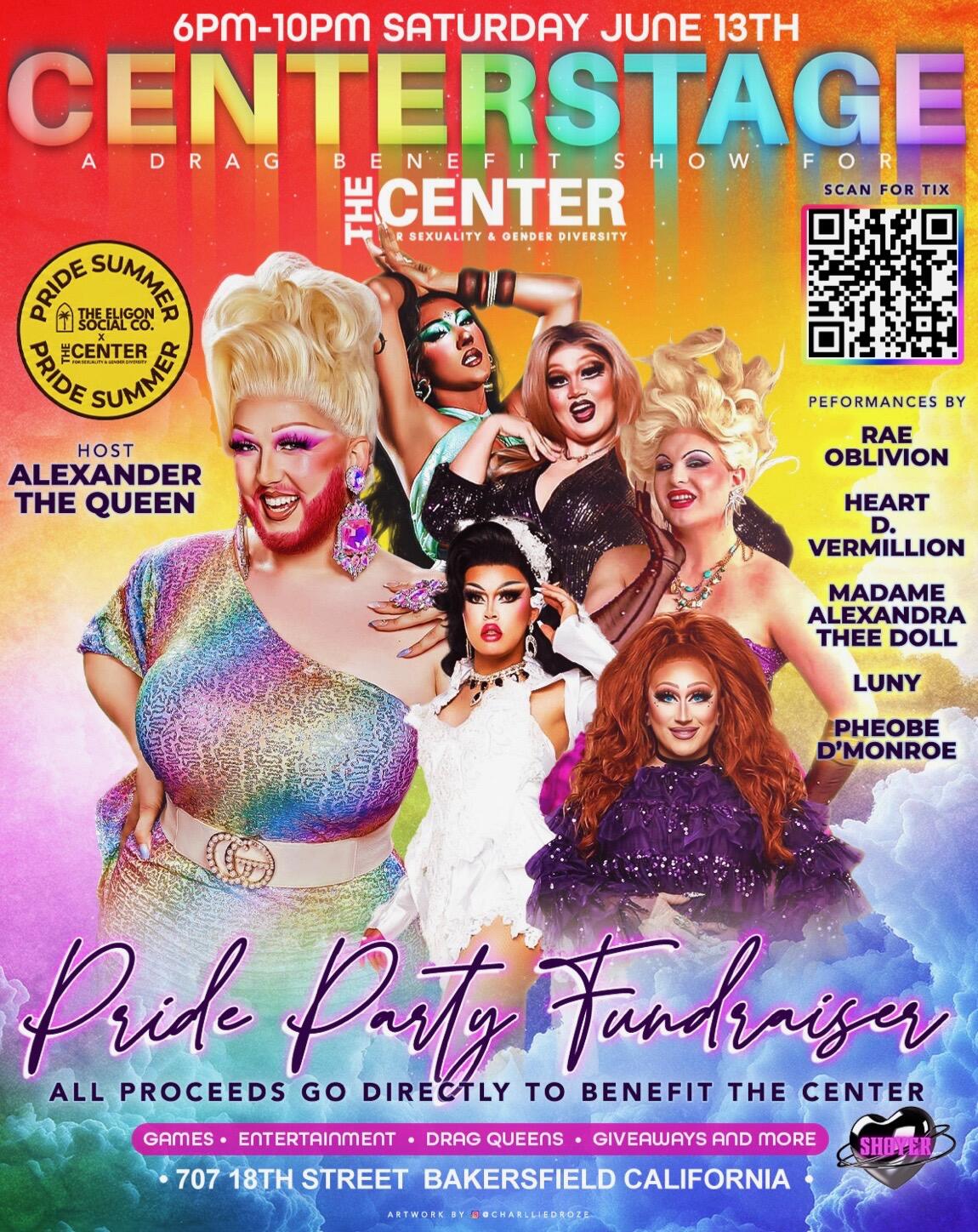 Campaign cover image for CENTER STAGE- Drag Benefit supporting THE CENTER