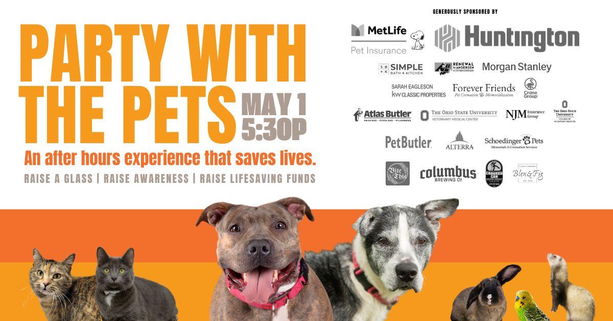 Campaign cover image for Party with the Pets at Columbus Humane