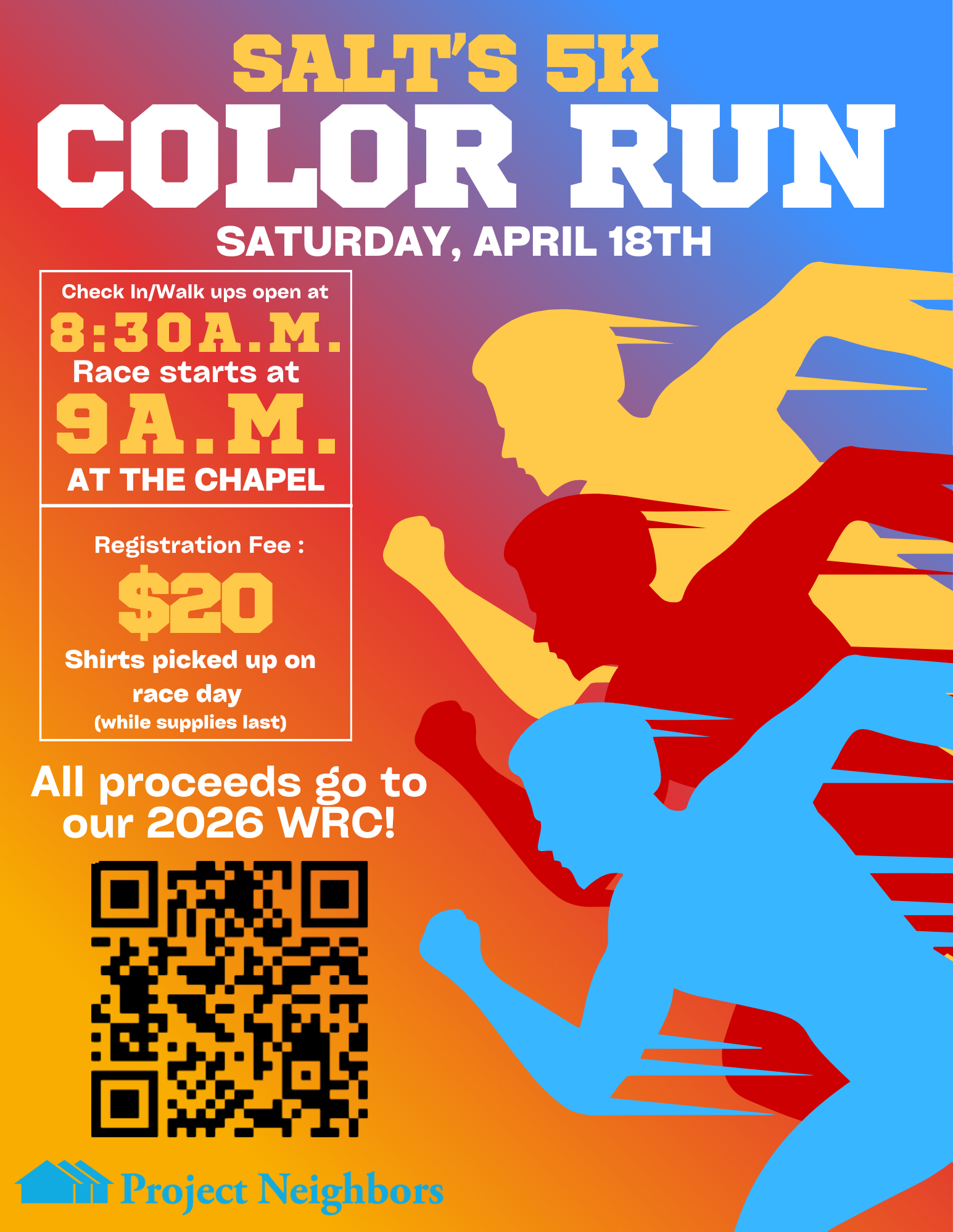 Campaign cover image for SALT's 2026 Color 4 Cause 5k!