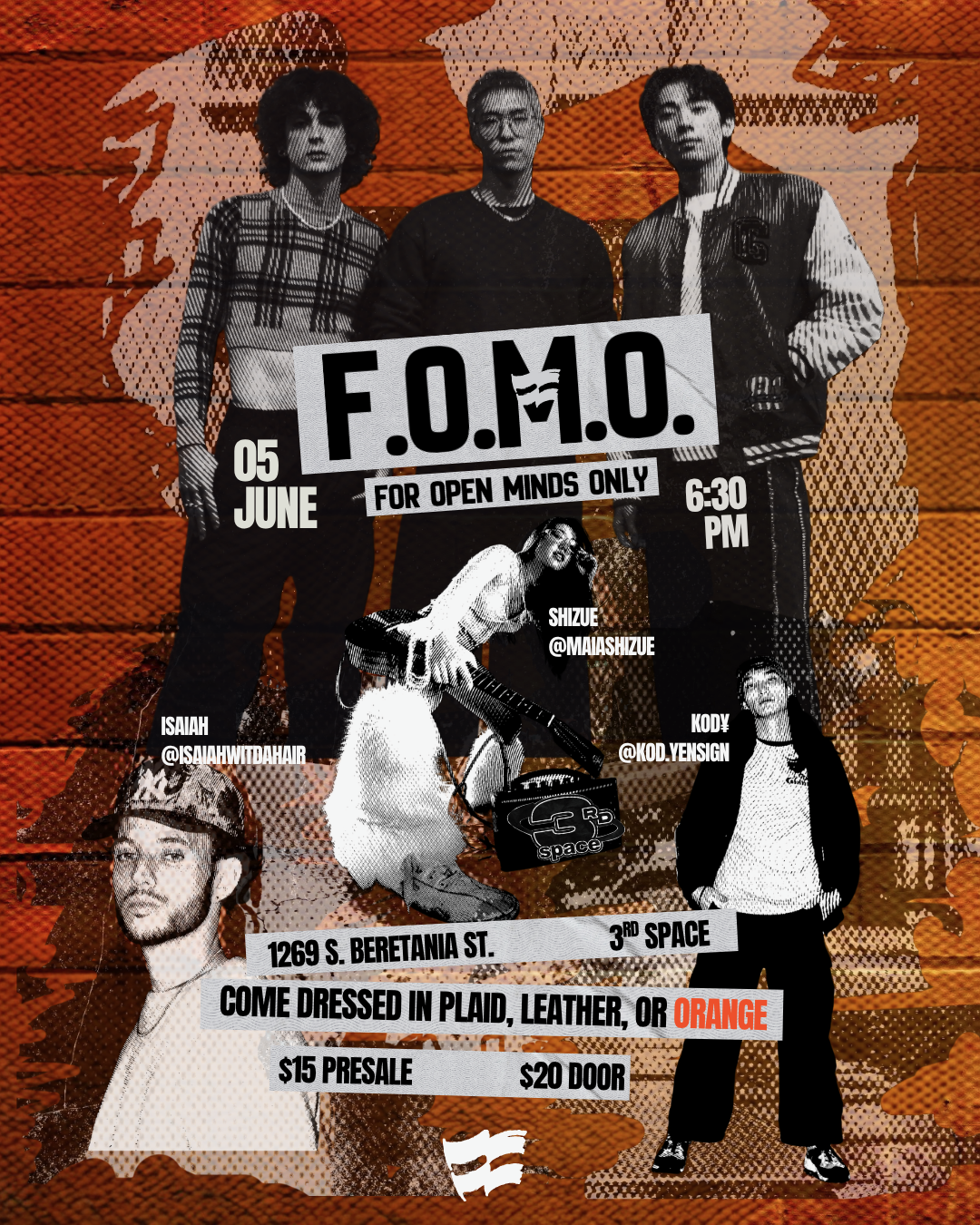 Campaign cover image for PARTYFOUL F.O.M.O. on Friday, June 5, 2026 @ 6:30 PM