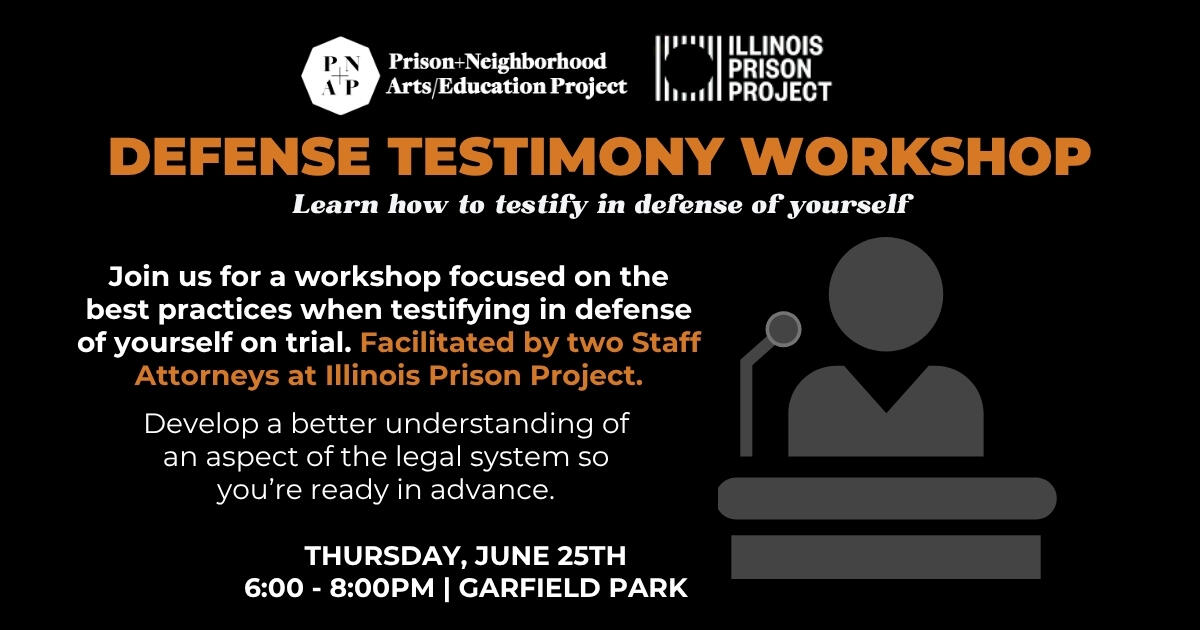Campaign cover image for Defense Testimony Workshop