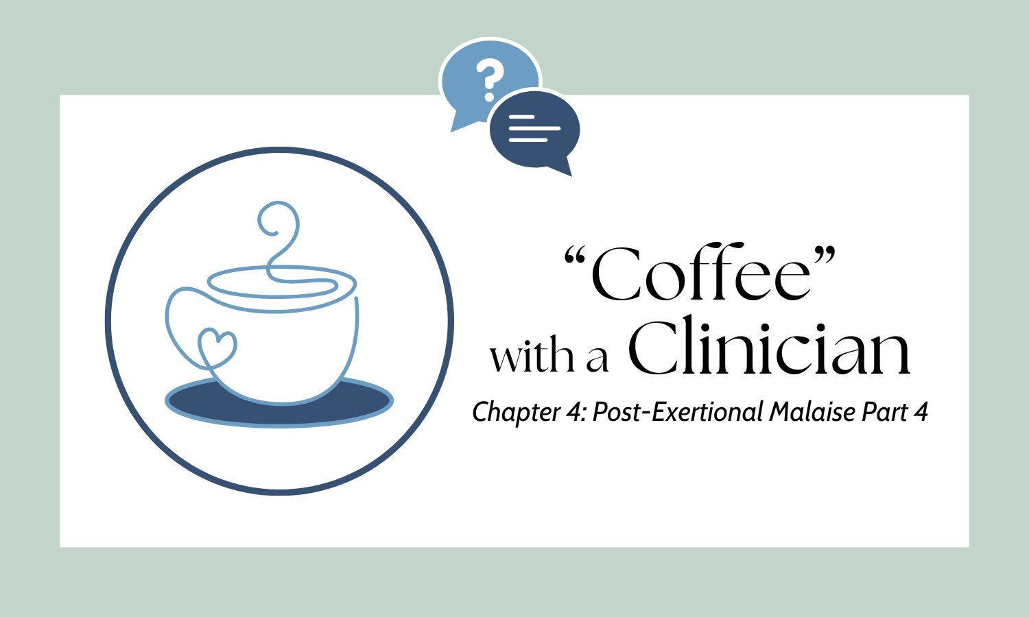 Campaign cover image for June 10 "Coffee" with a Clinician