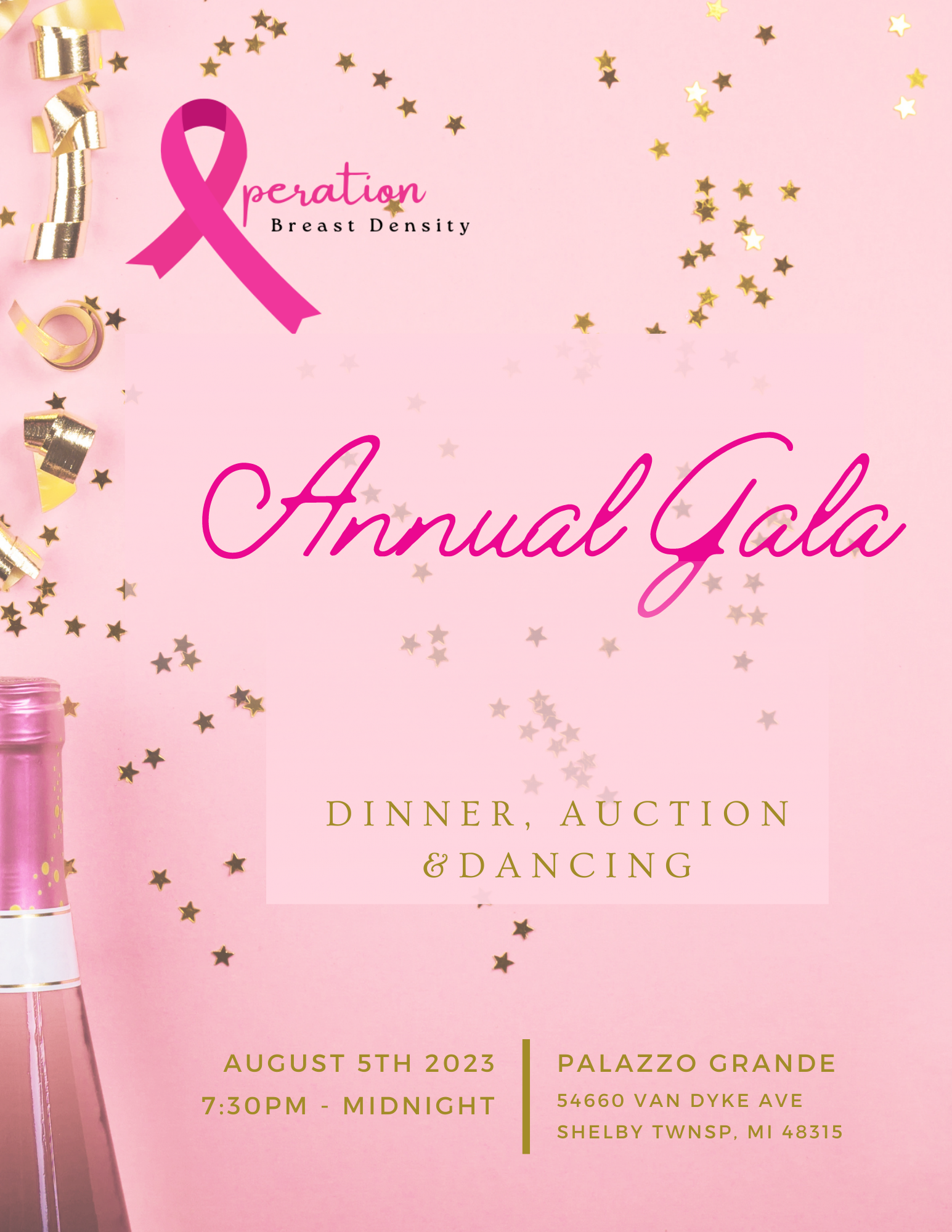 Campaign cover image for Operation Breast Density Annual Gala