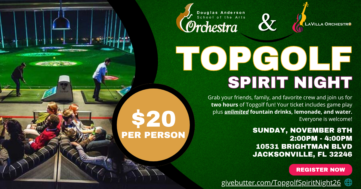 Campaign cover image for DA & LaVilla Orchestras' Topgolf Spirit Night